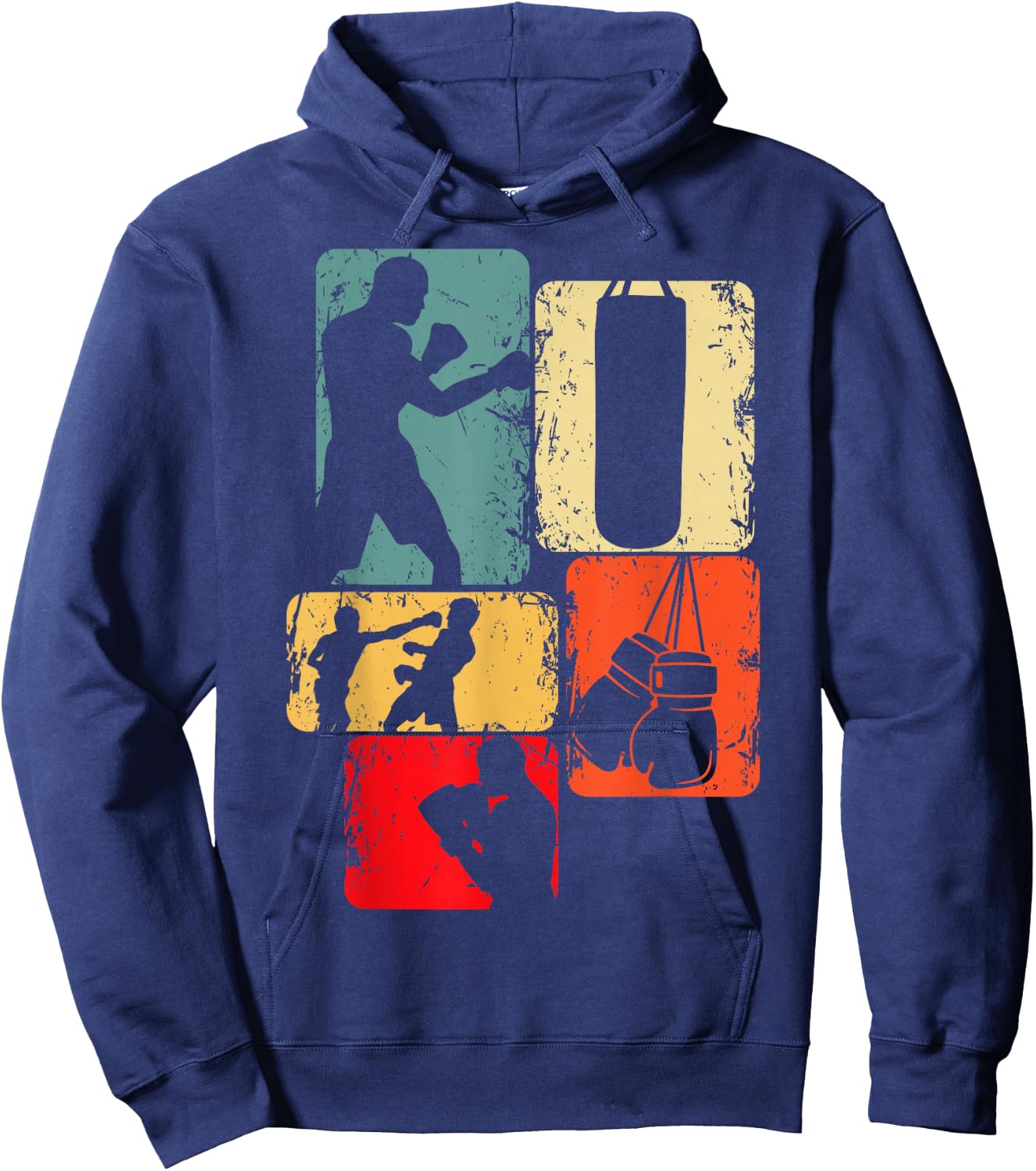 Boxer Boxing Boys' Children's Hoodie - Hoodie | Navy