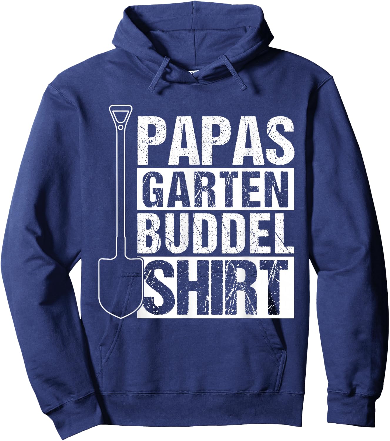 Papas Garden Buddelshirt Gardener Father's Day Gift , black Hoodie - Hoodie | Navy