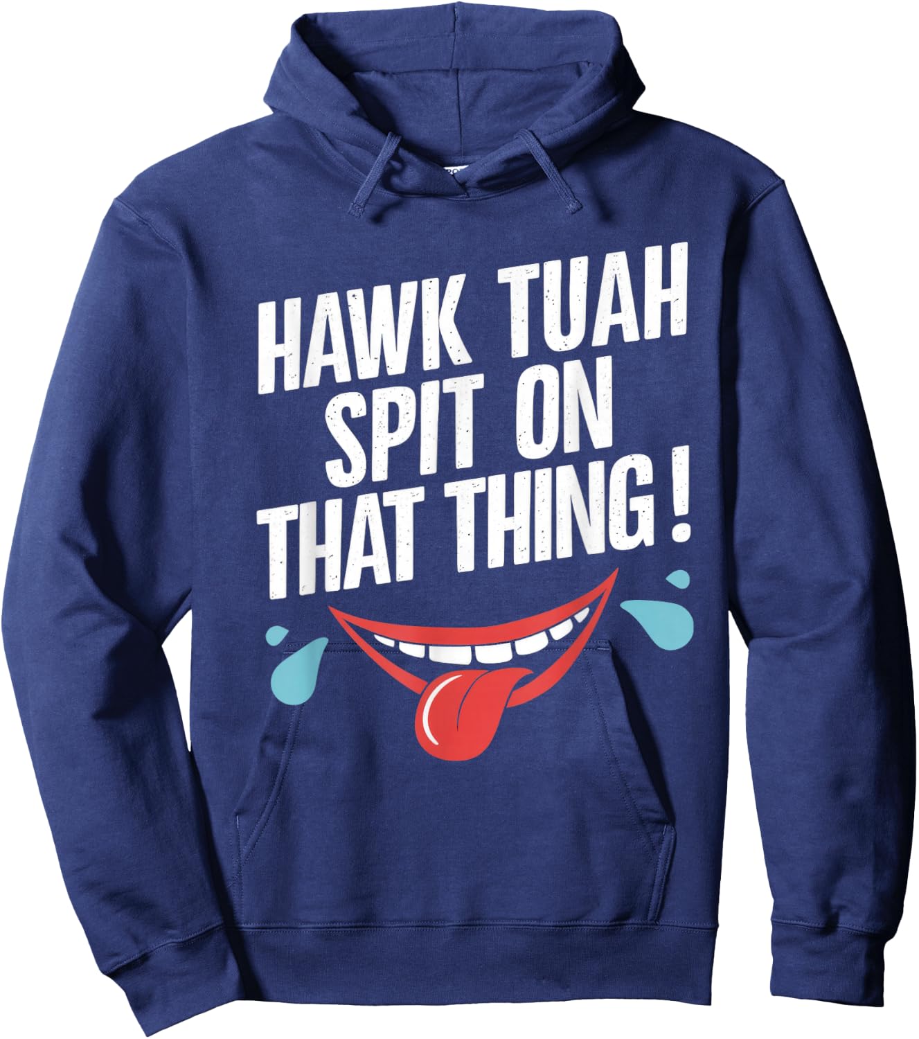 Hawk Tuah Hoodie - Hoodie | Navy