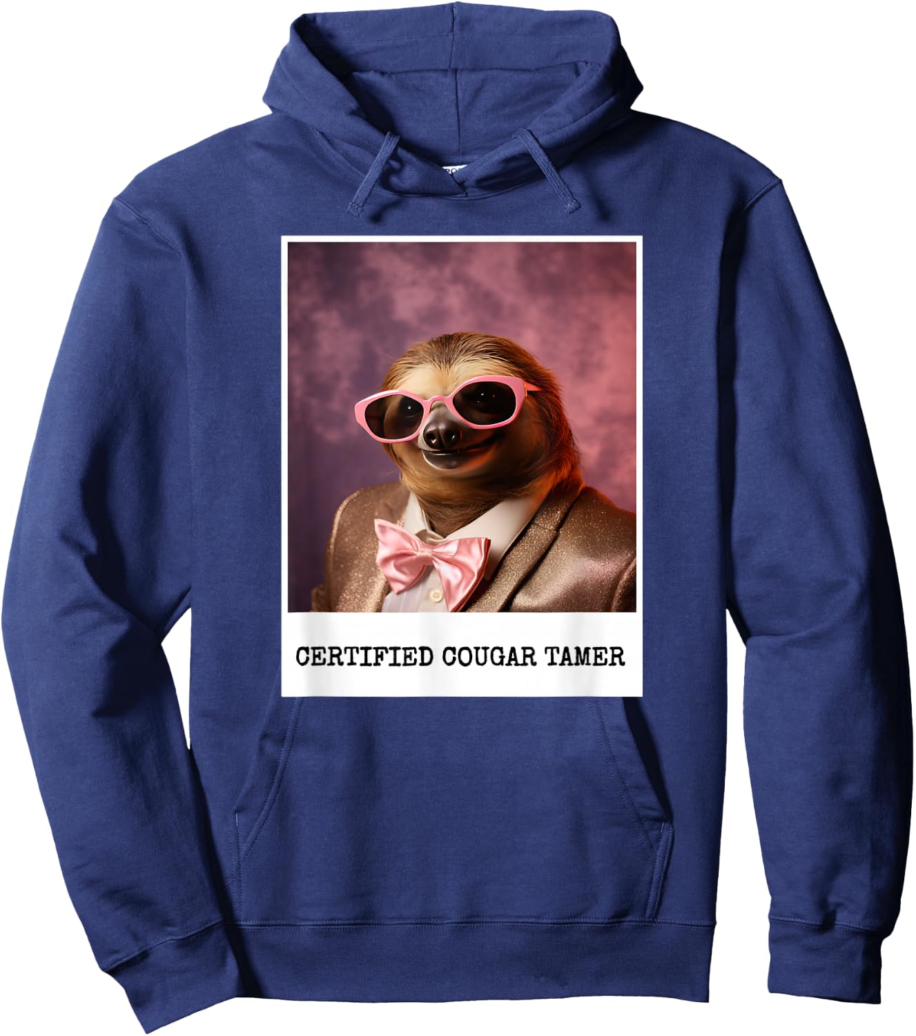 Cougar Bait I Love Older Women Certified Cougar Tamer Hoodie - Hoodie | Navy
