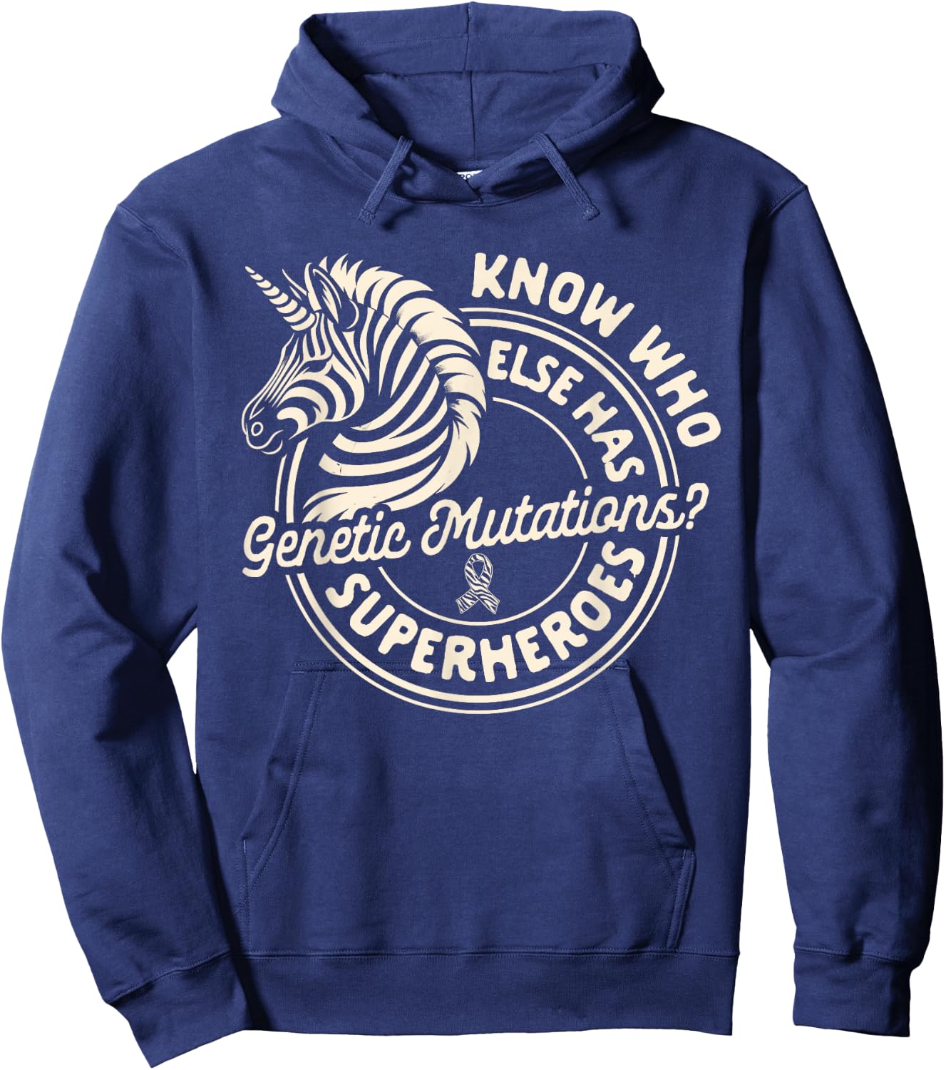 Rare Diseases Know Who Has Genetic Mutations Superheroes Hoodie - Hoodie | Navy