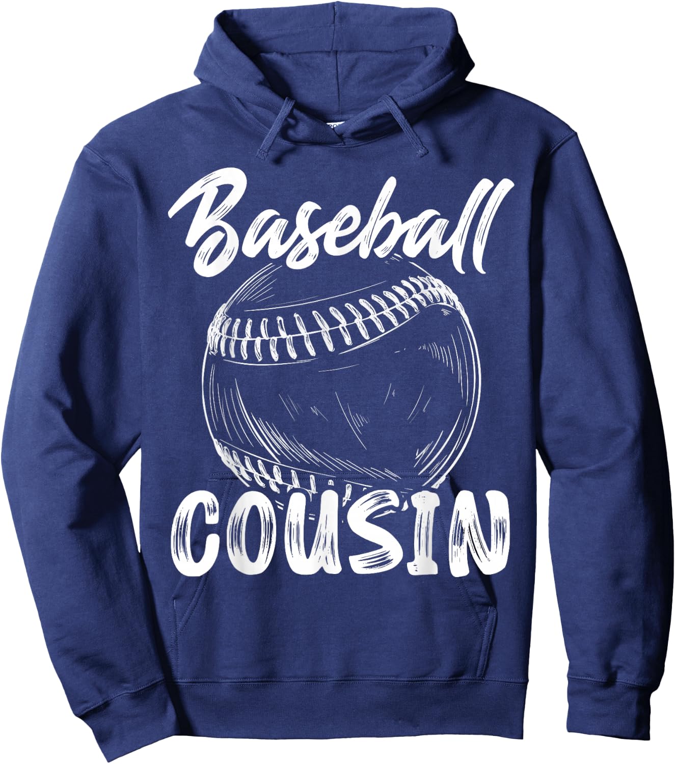 Baseball Cousin Men Family Matching Players Team Hoodie - Hoodie | Navy