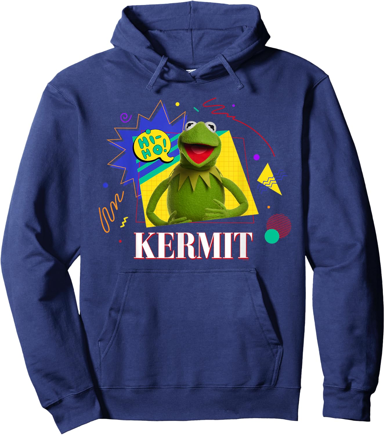 Disney Muppets Kermit the Frog Retro ’90s Muppet Matching Hoodie - Hoodie | Navy