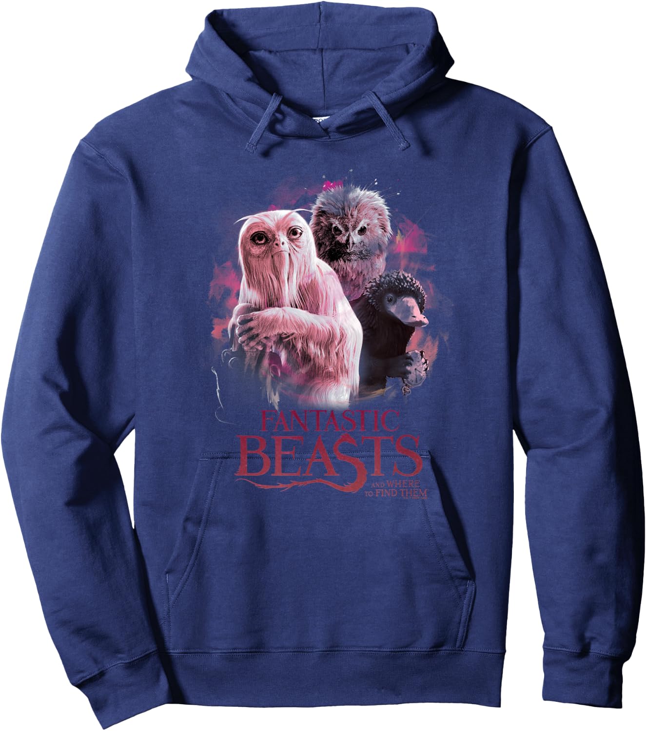 Fantastic Beasts And Where To Find Them Magical Beasts Hoodie - Hoodie | Navy