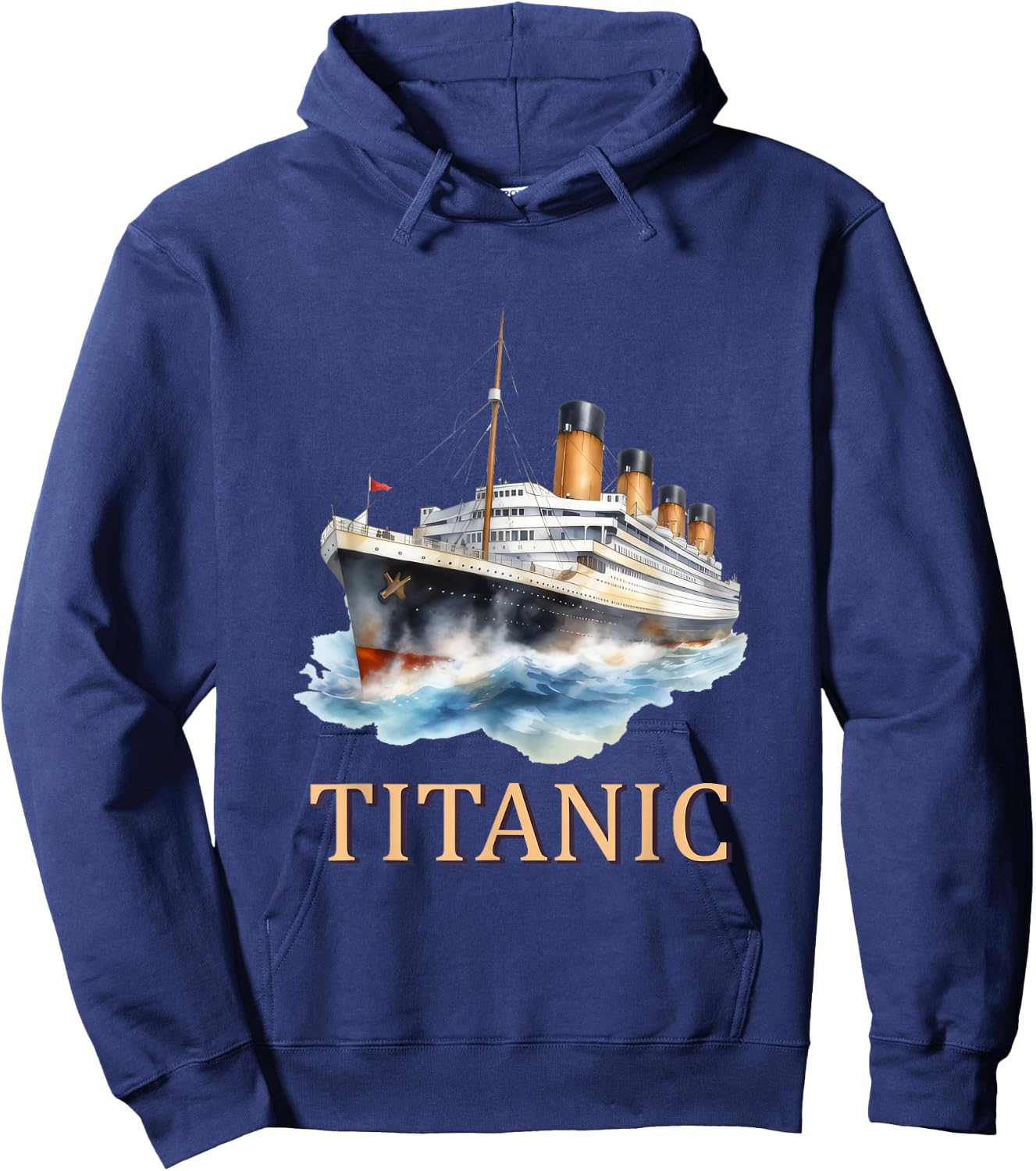 Titanic Vintage Design Titanic Expert Titanic Boys Girls , black, S Hoodie - Hoodie | Navy