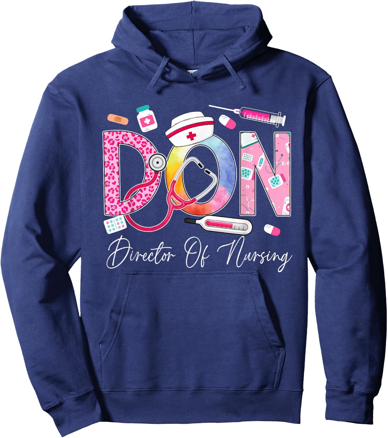 Director Of Nursing Cute Nurse Director Medical Love Hoodie - Hoodie | Navy