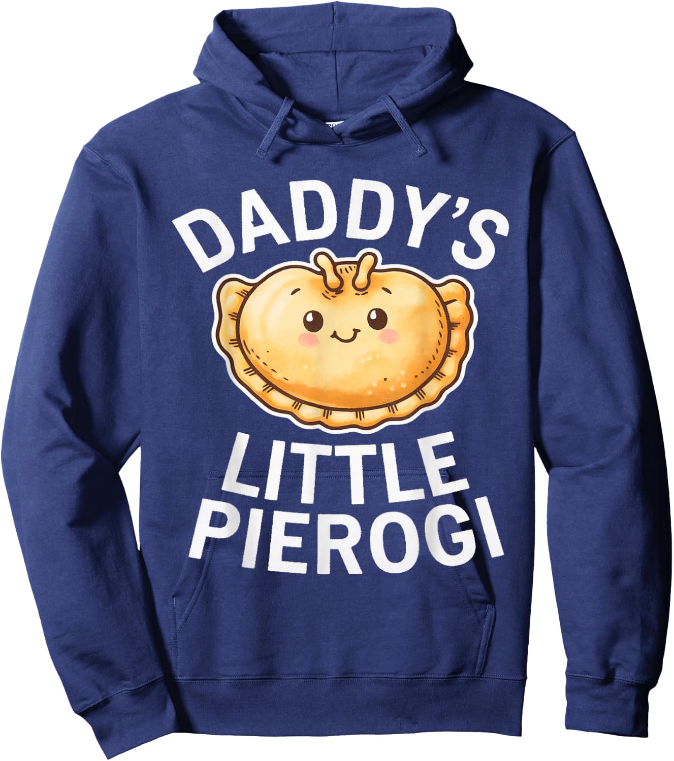 Daddy's Little Pierogi - Polish Pierogis Lover Dad Kids Hoodie - Hoodie | Navy