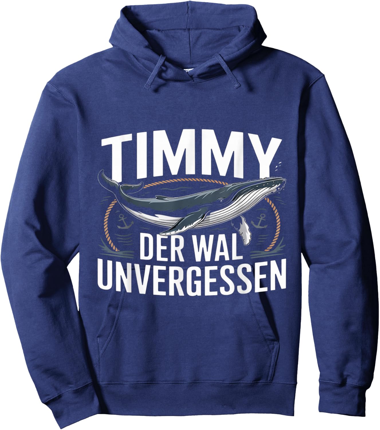 Unvergessen Timmy Hope Der Buckelwal Hoodie - Hoodie | Navy