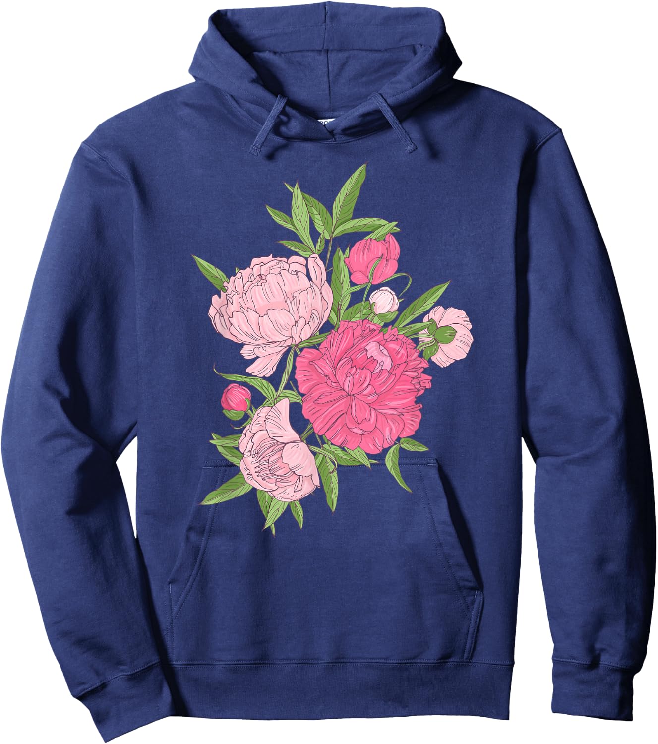 Peony Flower Peony Grower Peony Whisperer Peonies Hoodie - Hoodie | Navy