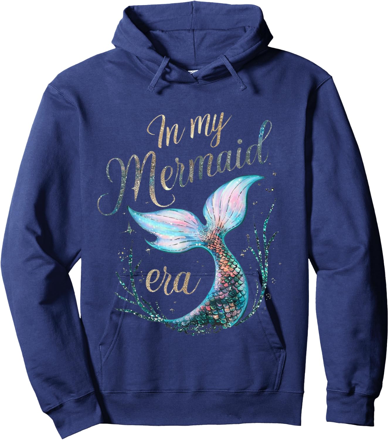 In My Mermaid Era Hoodie - Hoodie | Navy