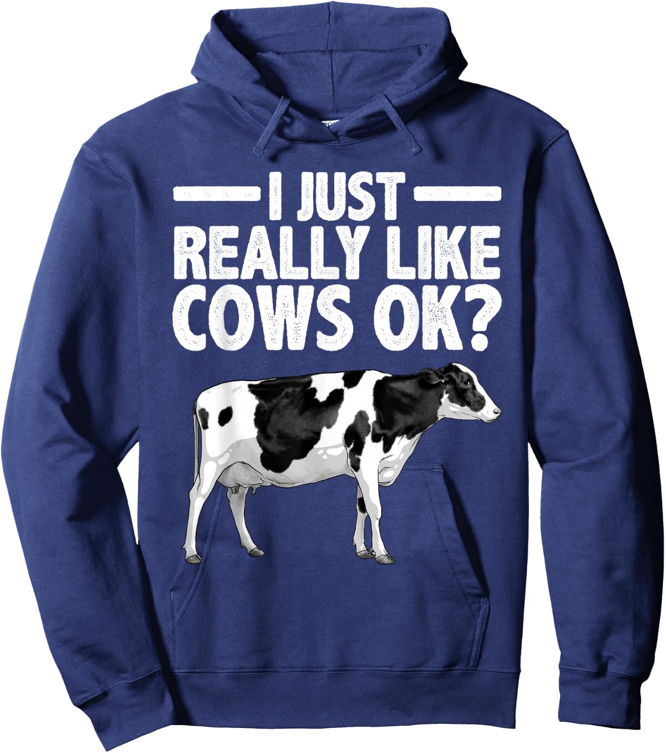 Best Cow Design Women Cattle Farming Dairy Cow Lover Hoodie - Hoodie | Navy