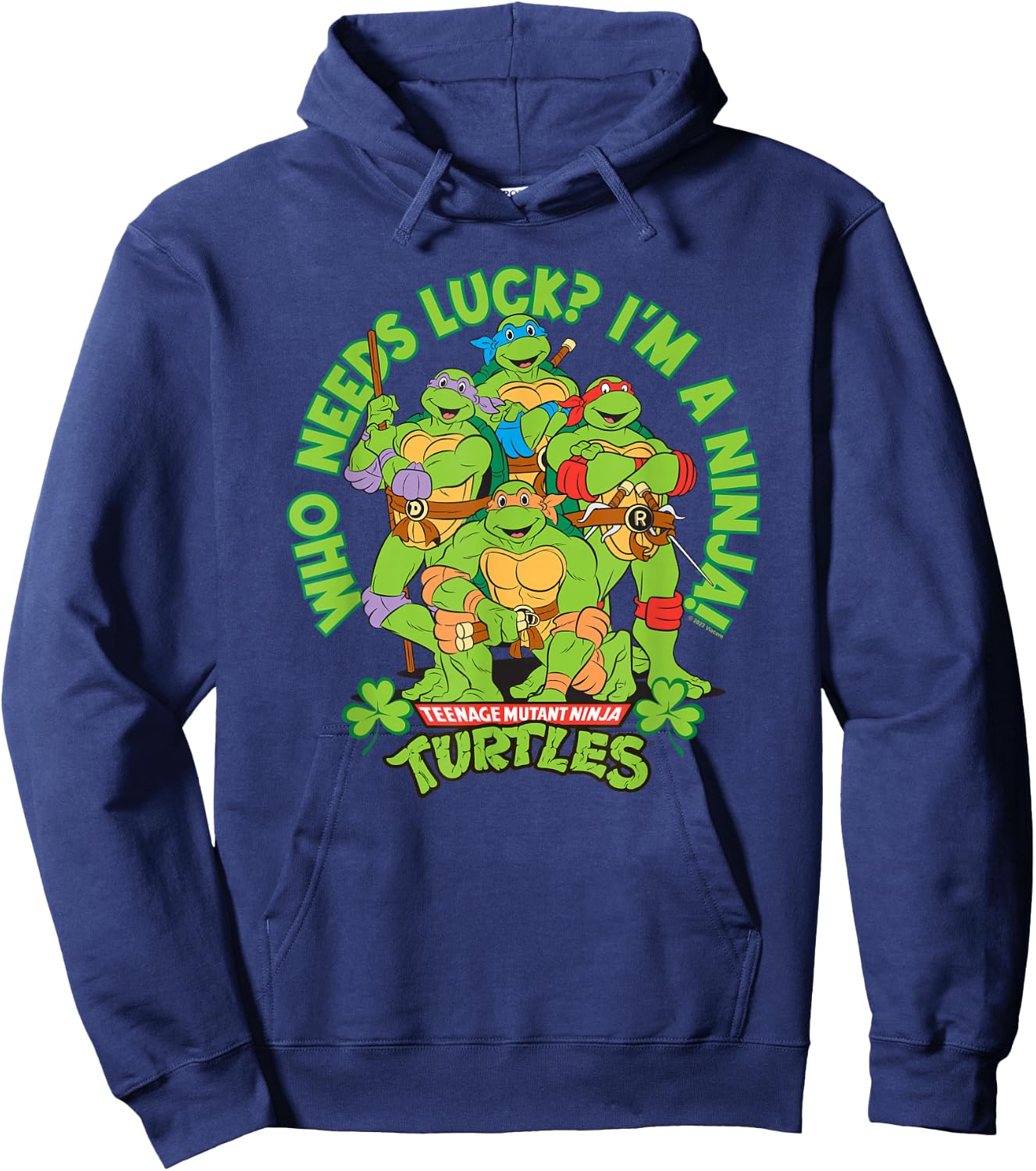 Teenage Mutant Ninja Turtles St. Patrick's Day Luck Hoodie - Hoodie | Navy