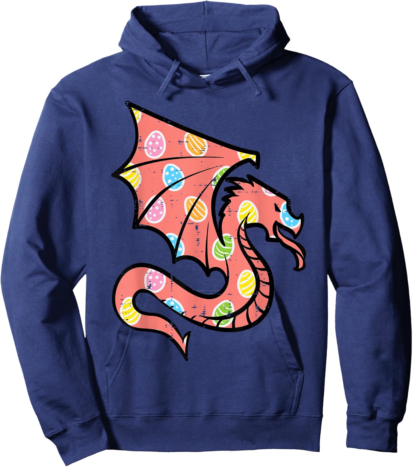 Easter Dragon Eggs Hunting Women Girls Boys Kids Men Youth Hoodie - Hoodie | Navy