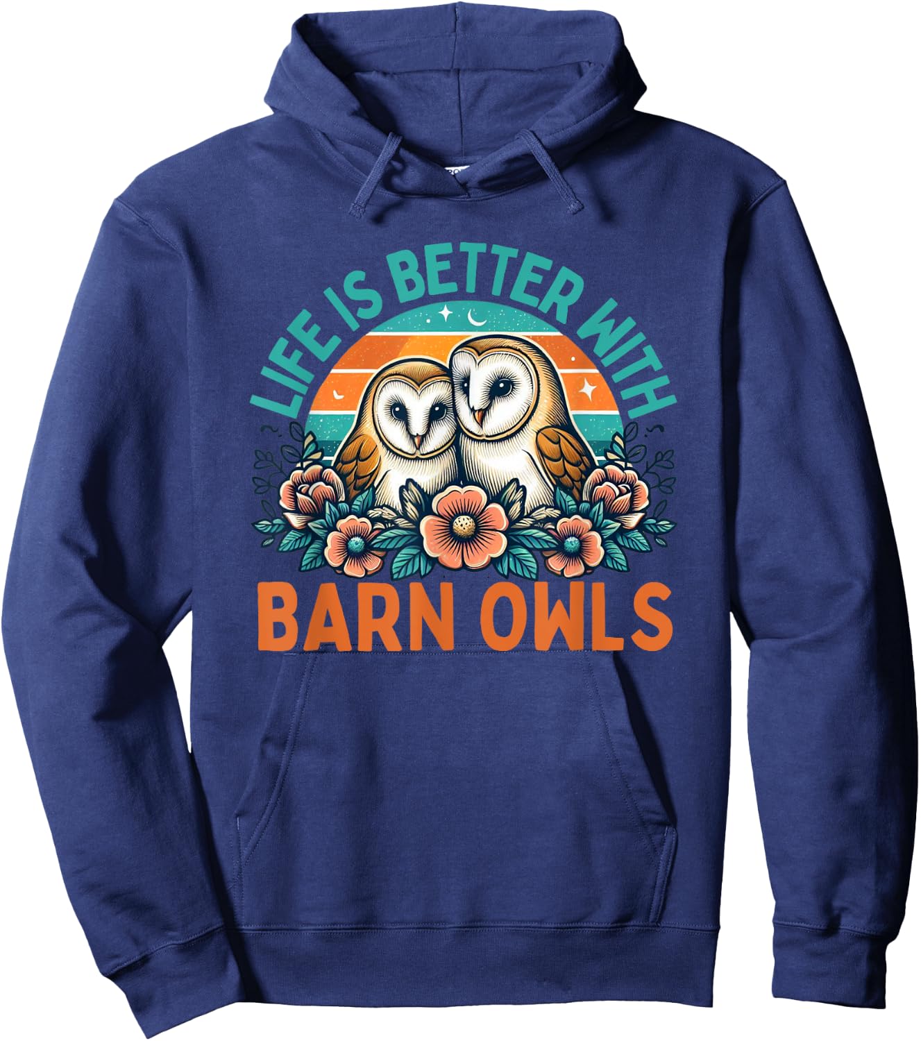 Barn Owl Lover Barn Owls Hoodie - Hoodie | Navy