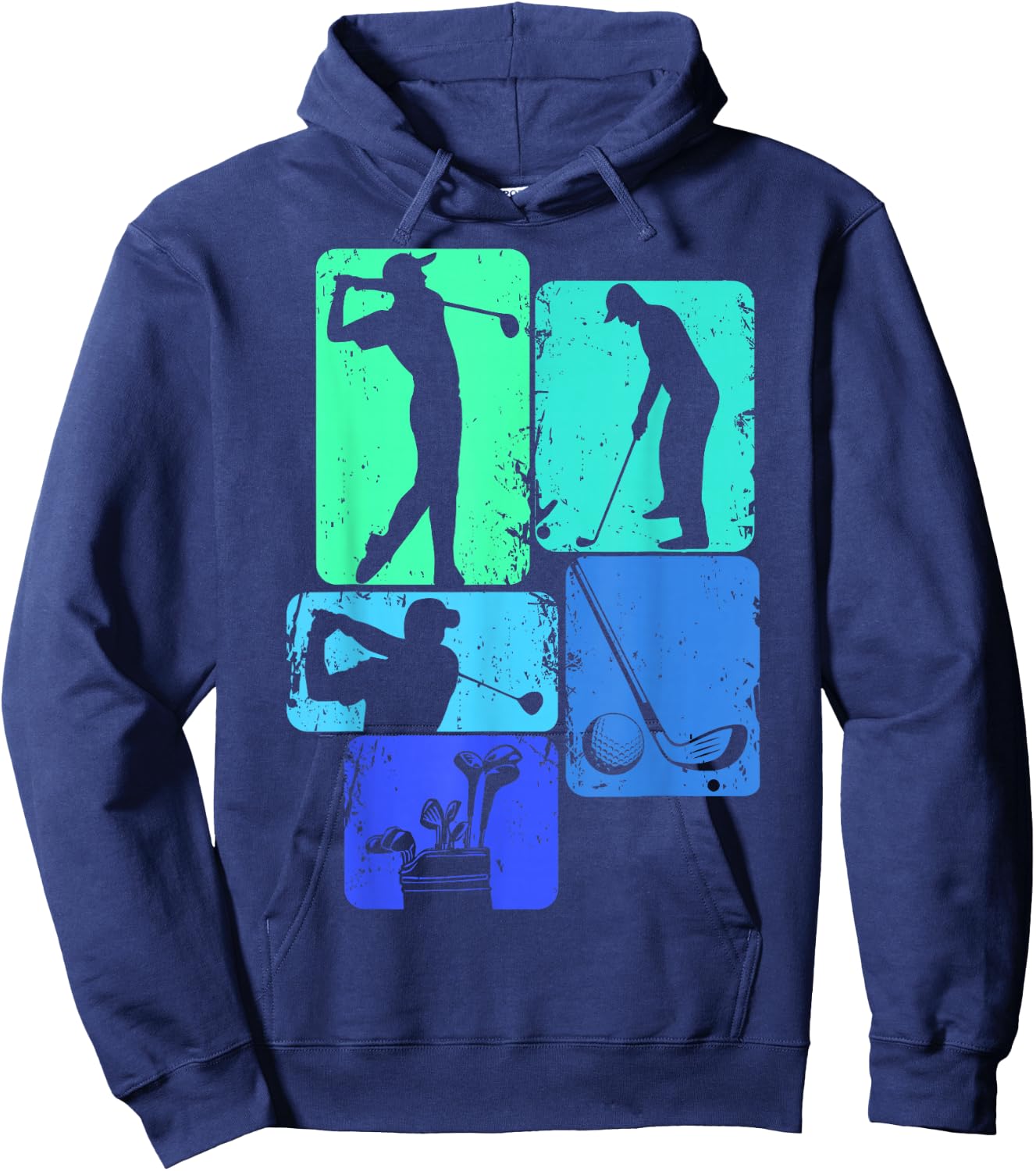 Golf Golfer Golfspieler Kinder Jungen Hoodie - Hoodie | Navy