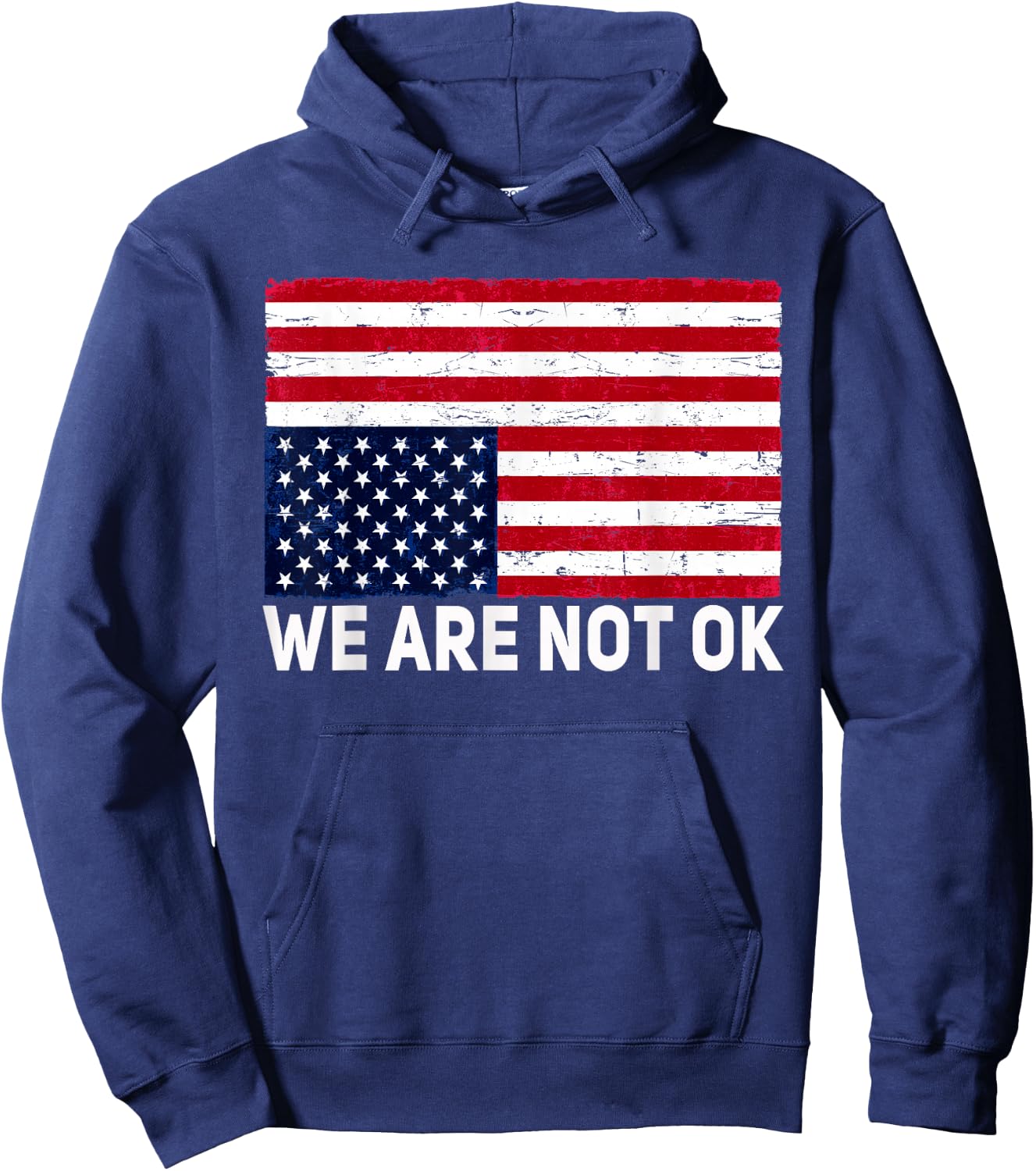 T-Shirt Hoodie - Hoodie | Navy