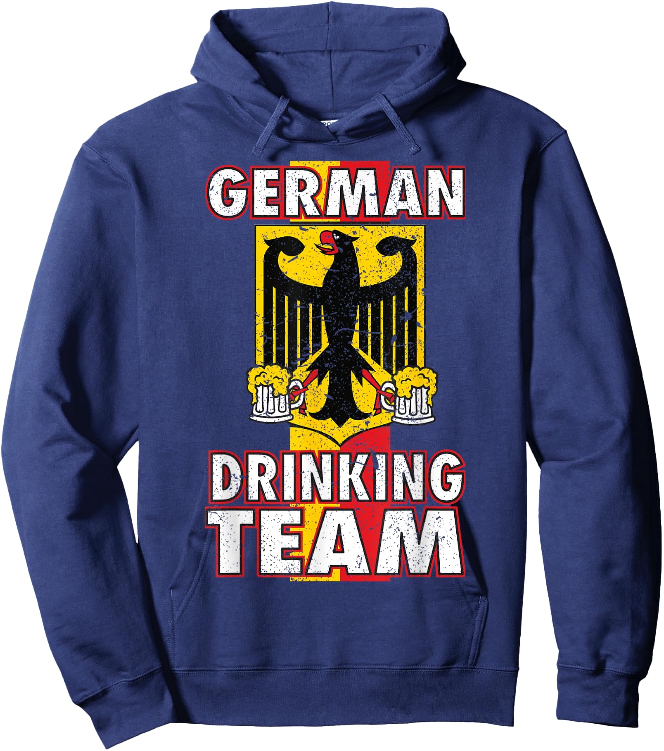 German Drinking Team Germany Flag Funny Oktoberfest Gift Hoodie - Hoodie | Navy