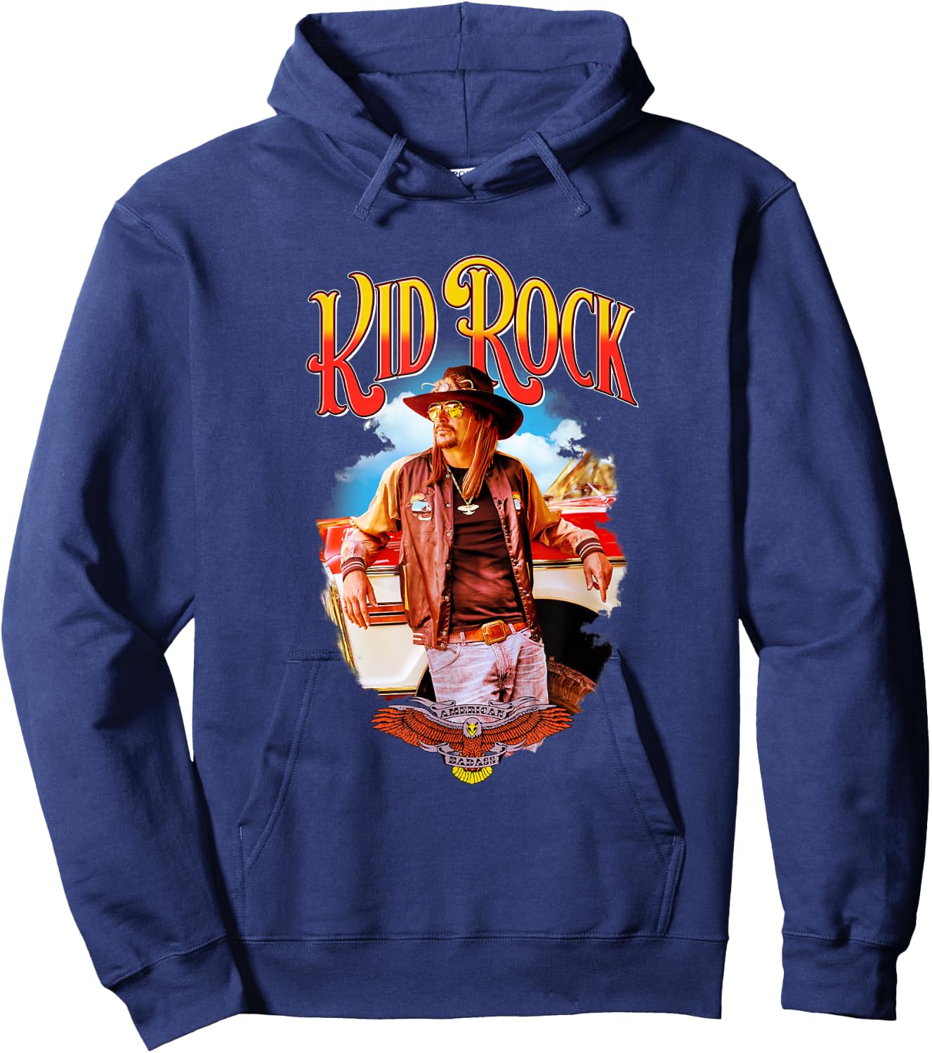 Kid Rock Mean Lean Hoodie - Hoodie | Navy