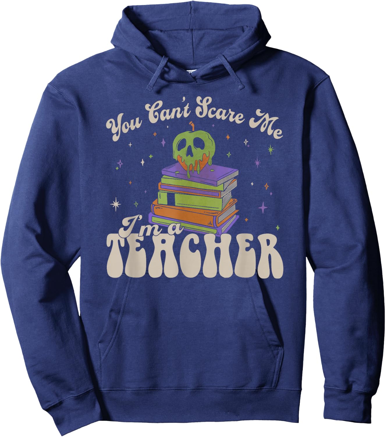 Disney Villains You Can't Scare Me I'm A Teacher Hoodie - Hoodie | Navy