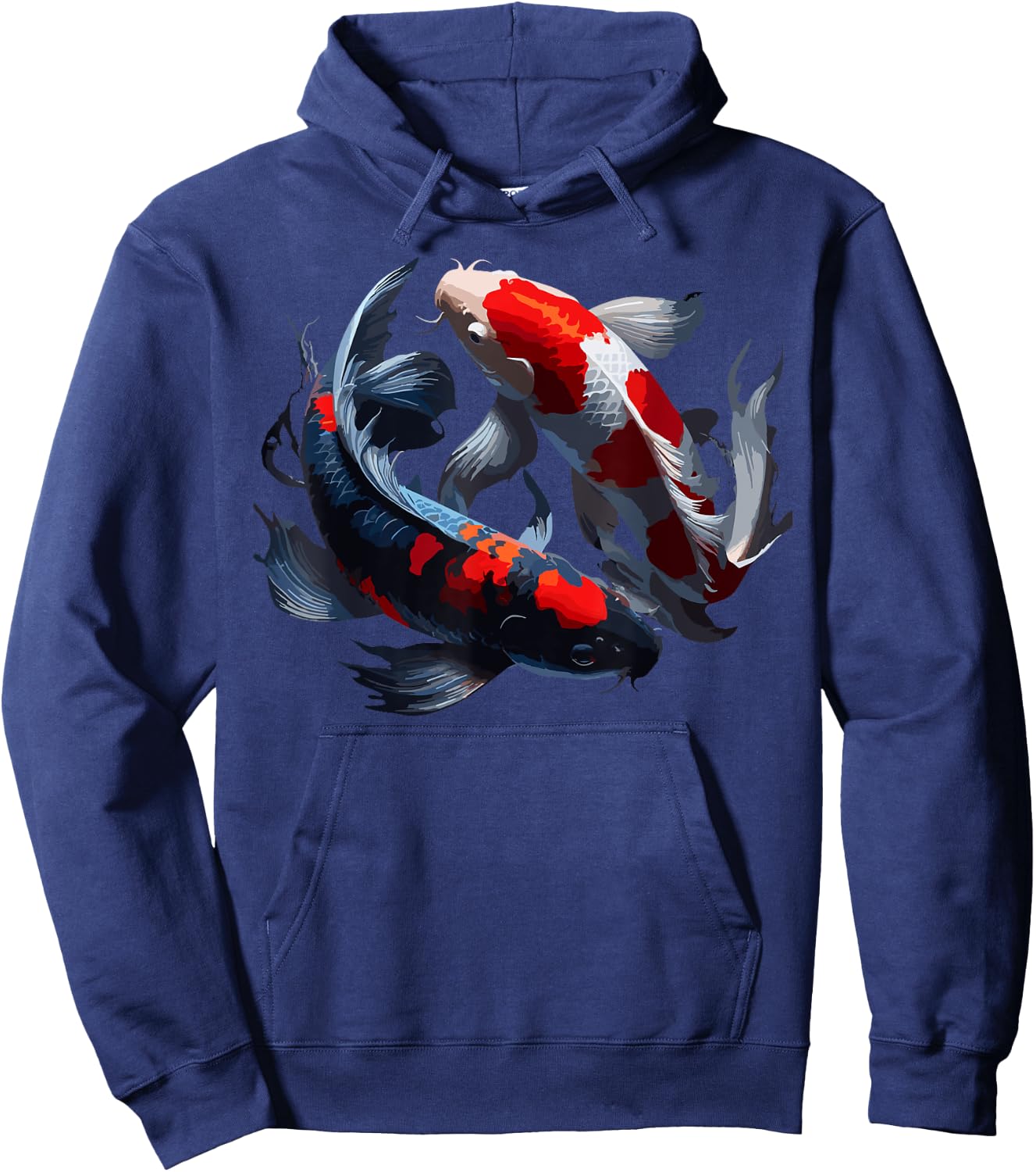 Japanischer Koi-Karpfen Nishikigoi Fisch Kirschblüten Herren Damen Hoodie - Hoodie | Navy