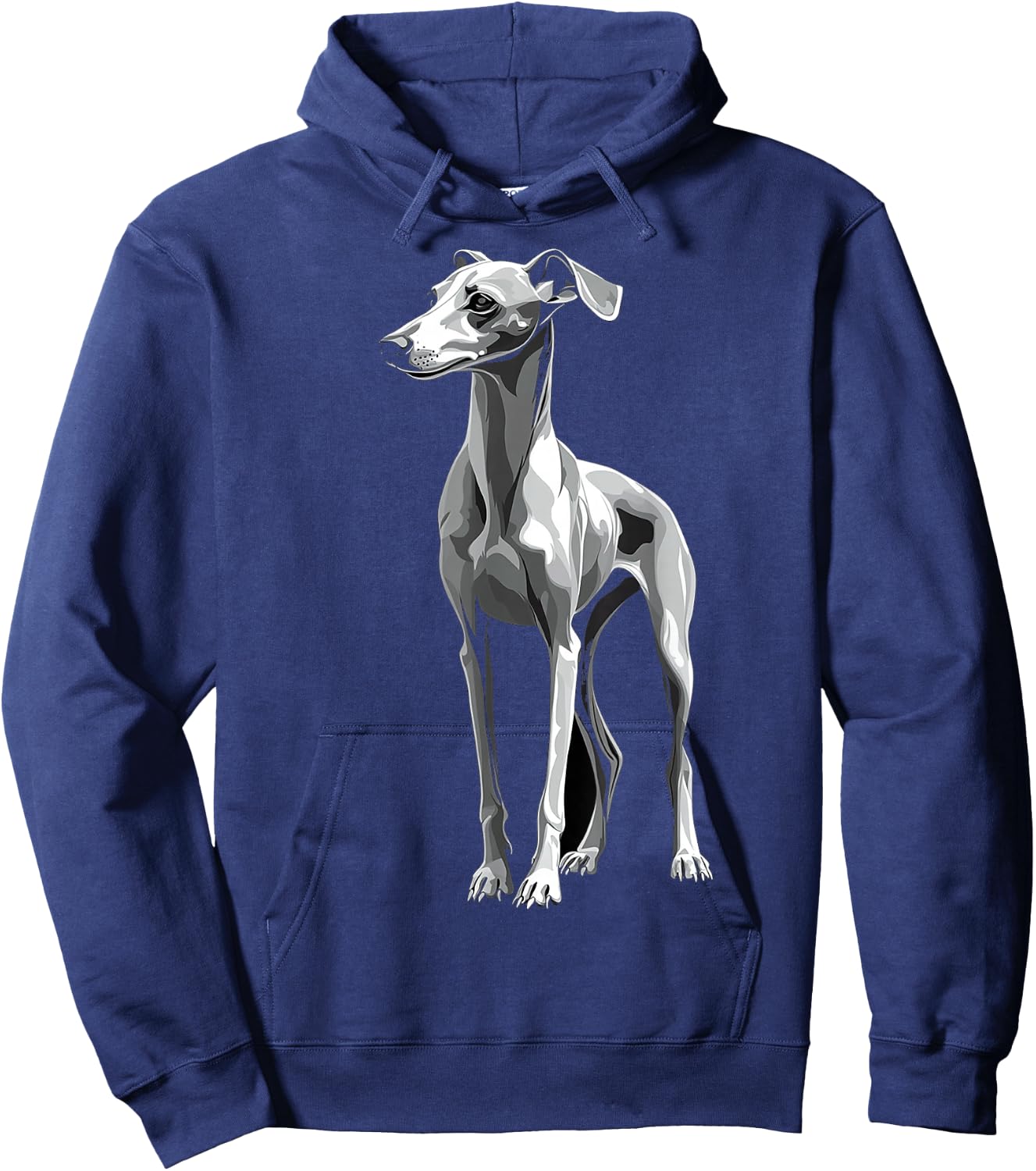 Italian Greyhound Dog Motif Pet Italian Greyhound Hoodie - Hoodie | Navy