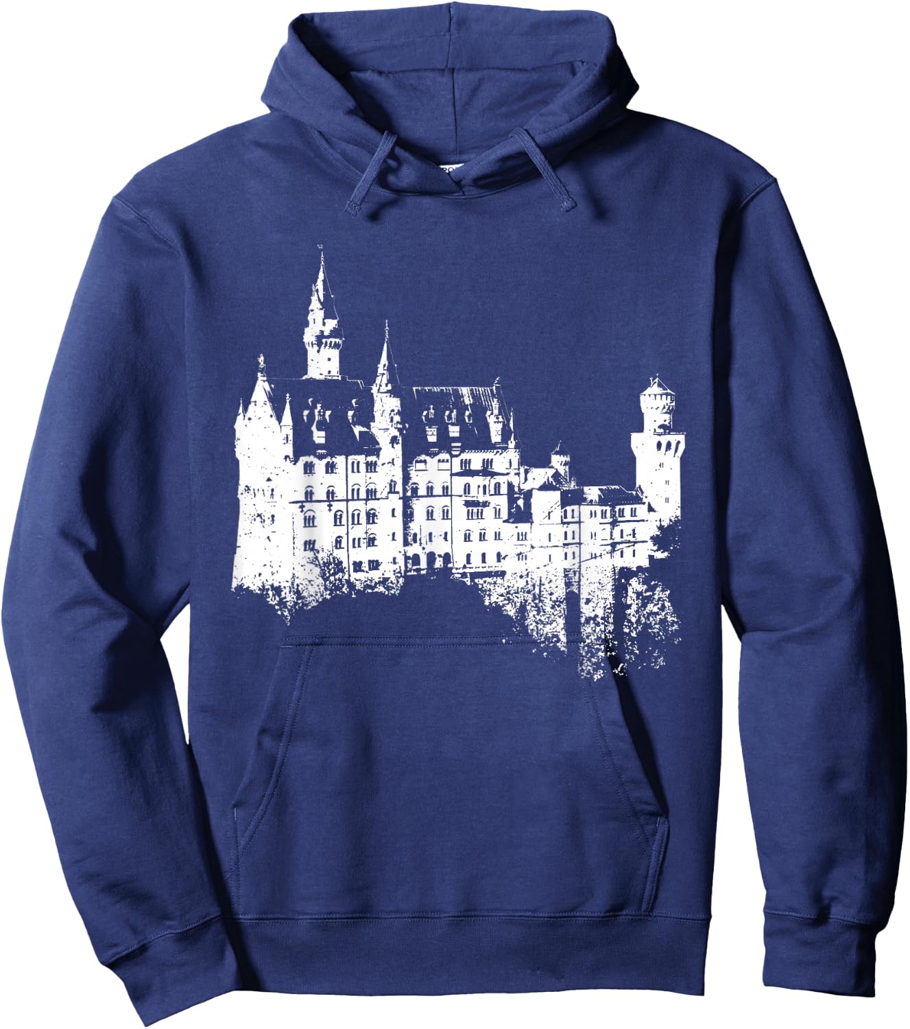 Neuschwanstein Vintage Deutschland Bayern I Love Germany Hoodie - Hoodie | Navy