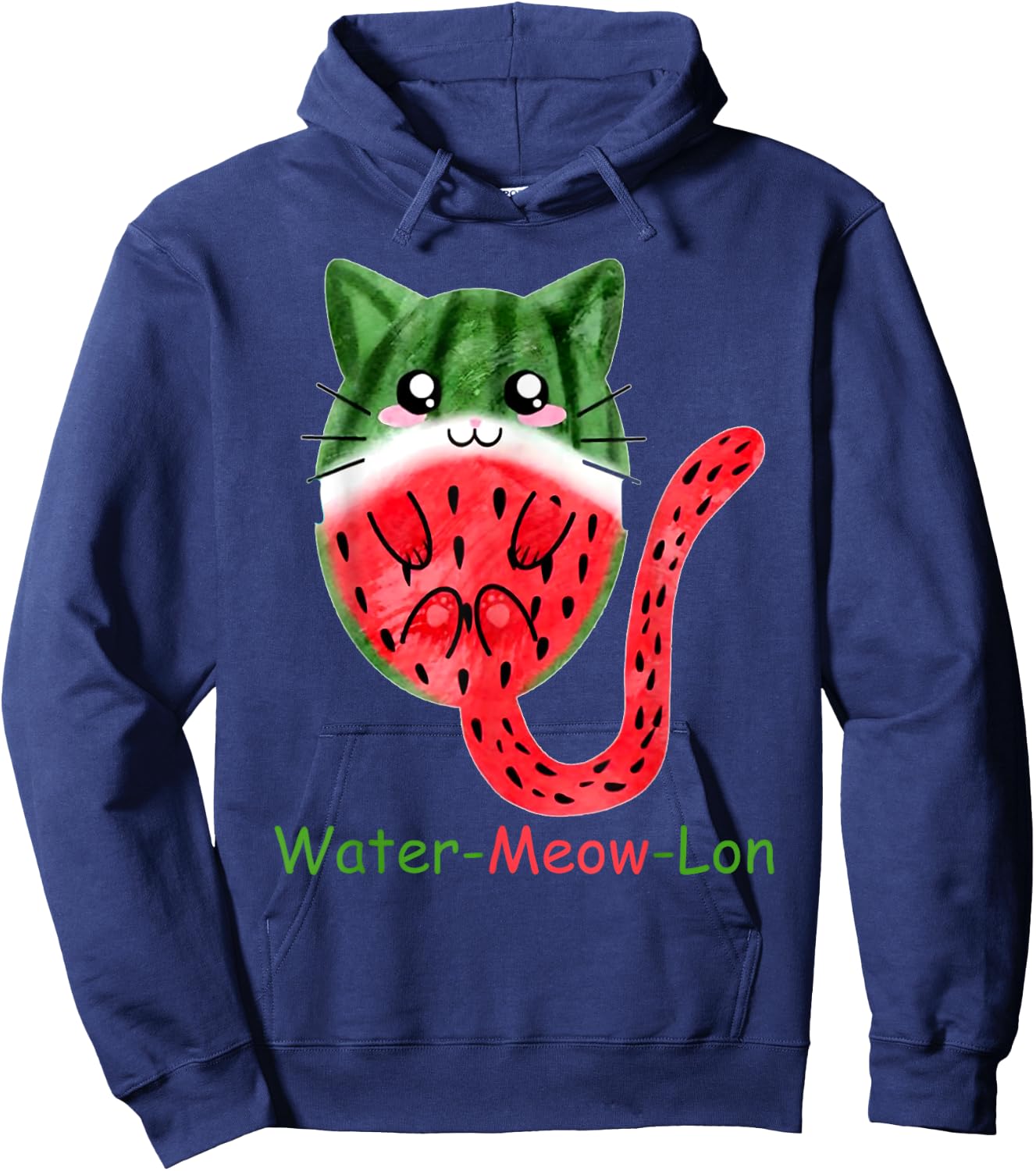 Love Watermelon Women Shirt Watermelon Lovers for kids girls Hoodie - Hoodie | Navy