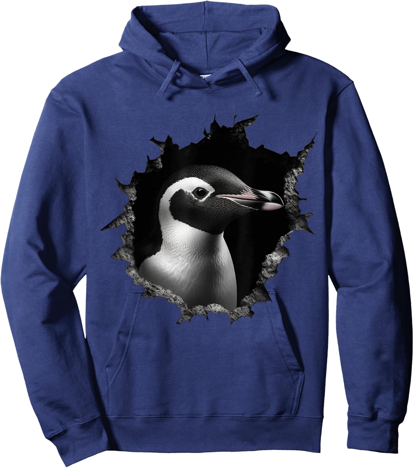 Penguin Wall - Animals Penguin Hoodie - Hoodie | Navy