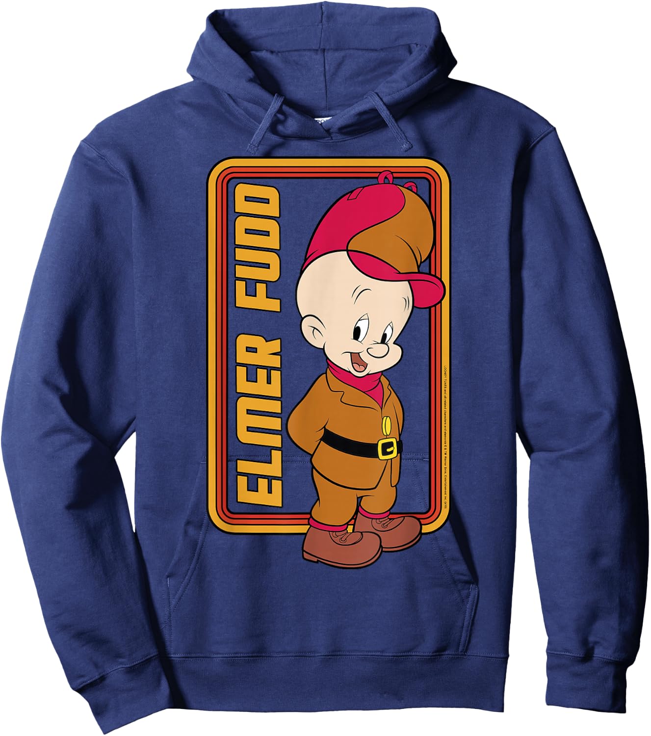 Looney Tunes Elmer Fudd Framed Portrait Hoodie - Hoodie | Navy