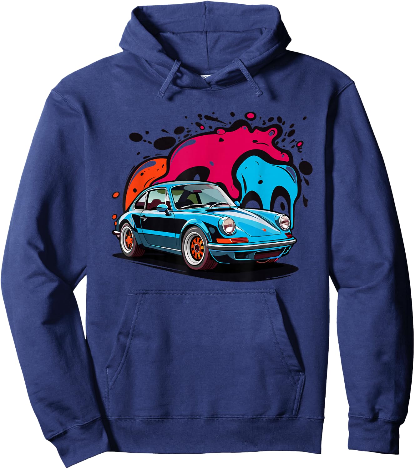 964 930 911 Sports Car Hoodie - Hoodie | Navy