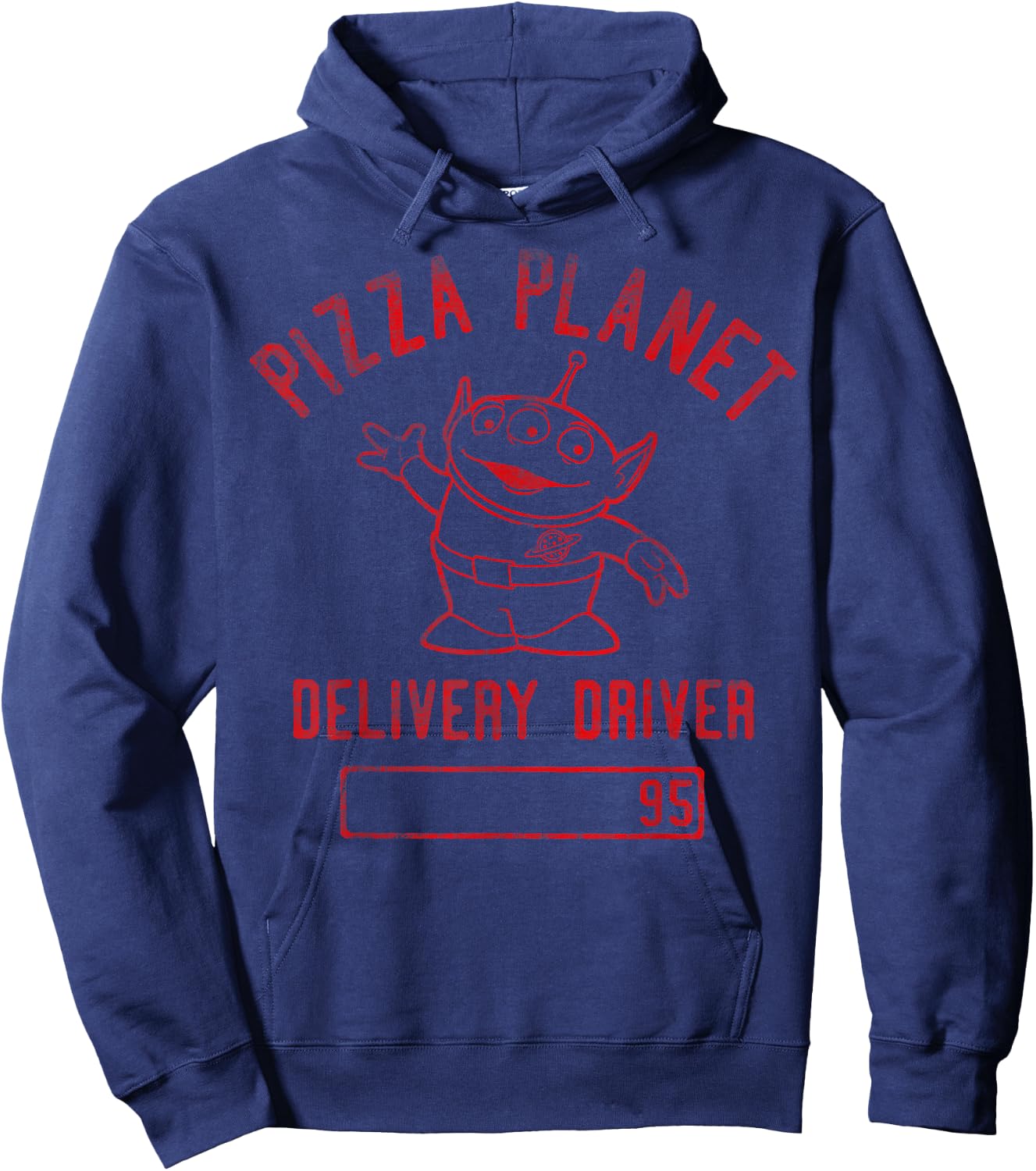 Disney Pixar Toy Story Pizza Planet Delivery Driver Hoodie - Hoodie | Navy