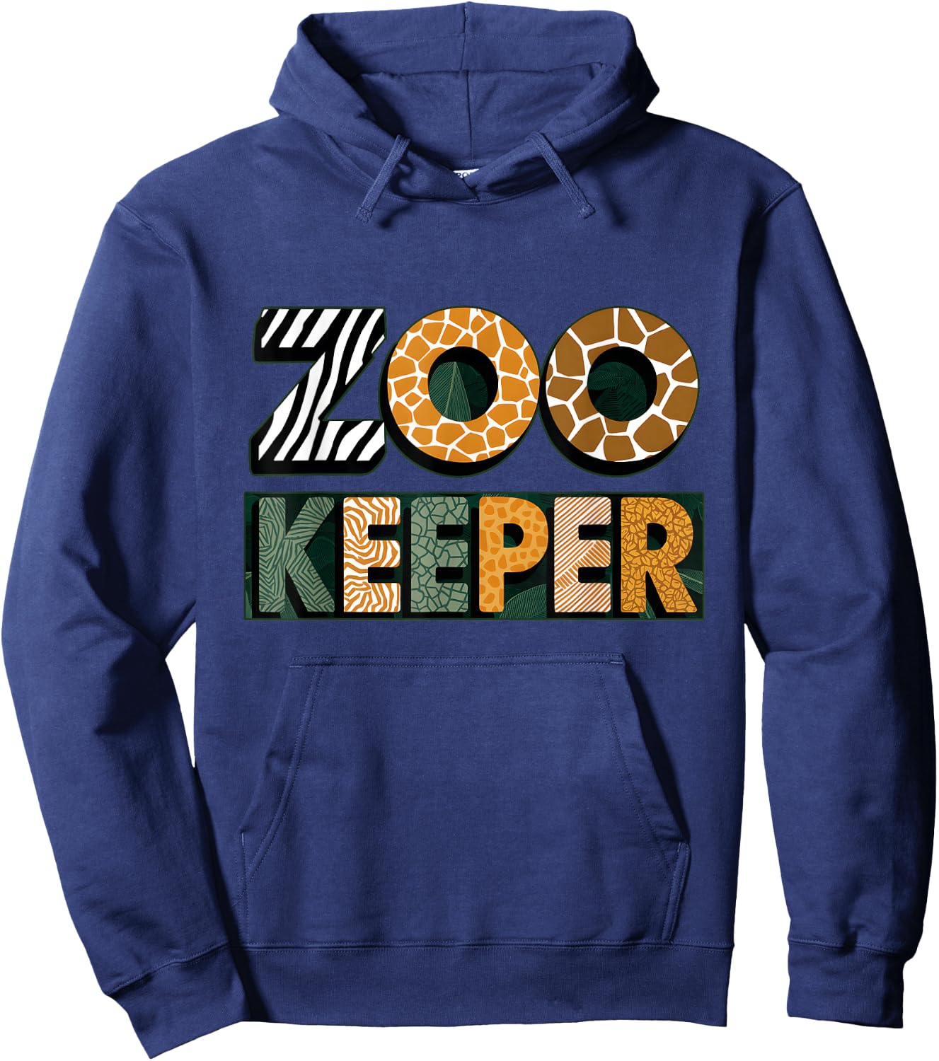 Zoo Keeper Costume Adult Halloween Party Safari Zookeeper Hoodie - Hoodie | Navy