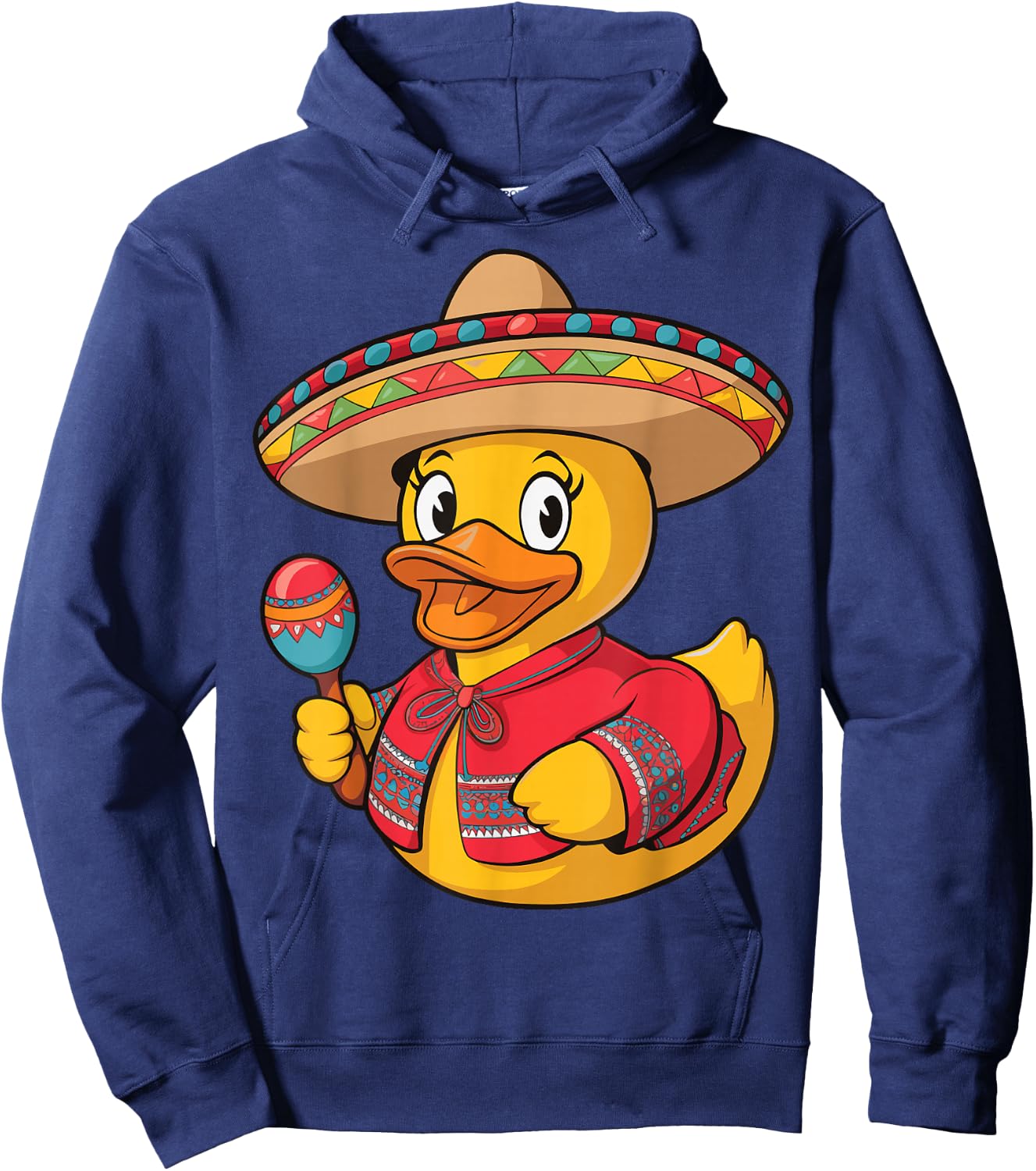 Rubber Duck Cinco De Mayo Hoodie - Hoodie | Navy
