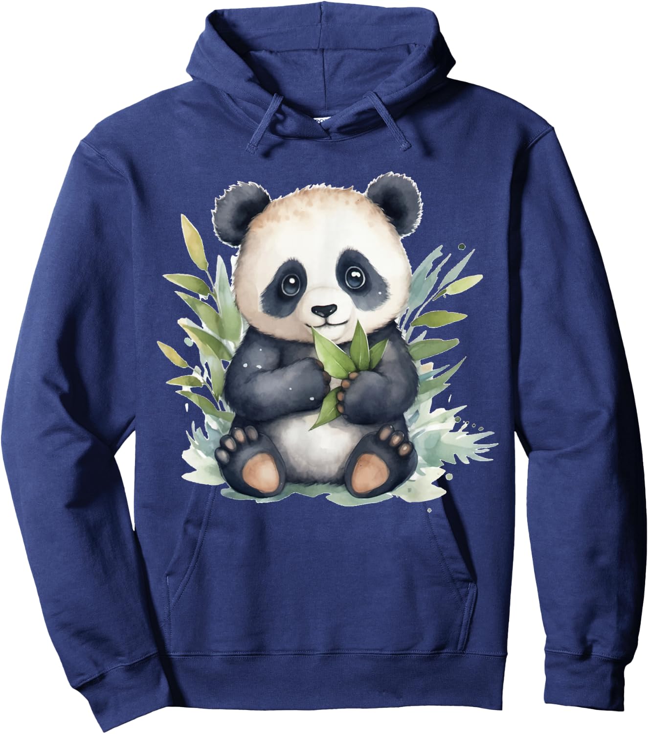 Watercolor Panda Hoodie - Hoodie | Navy