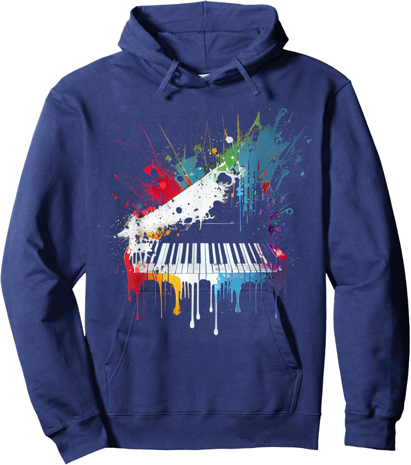 Piano Design Klavier Geschenk für Pianisten Hoodie - Hoodie | Navy