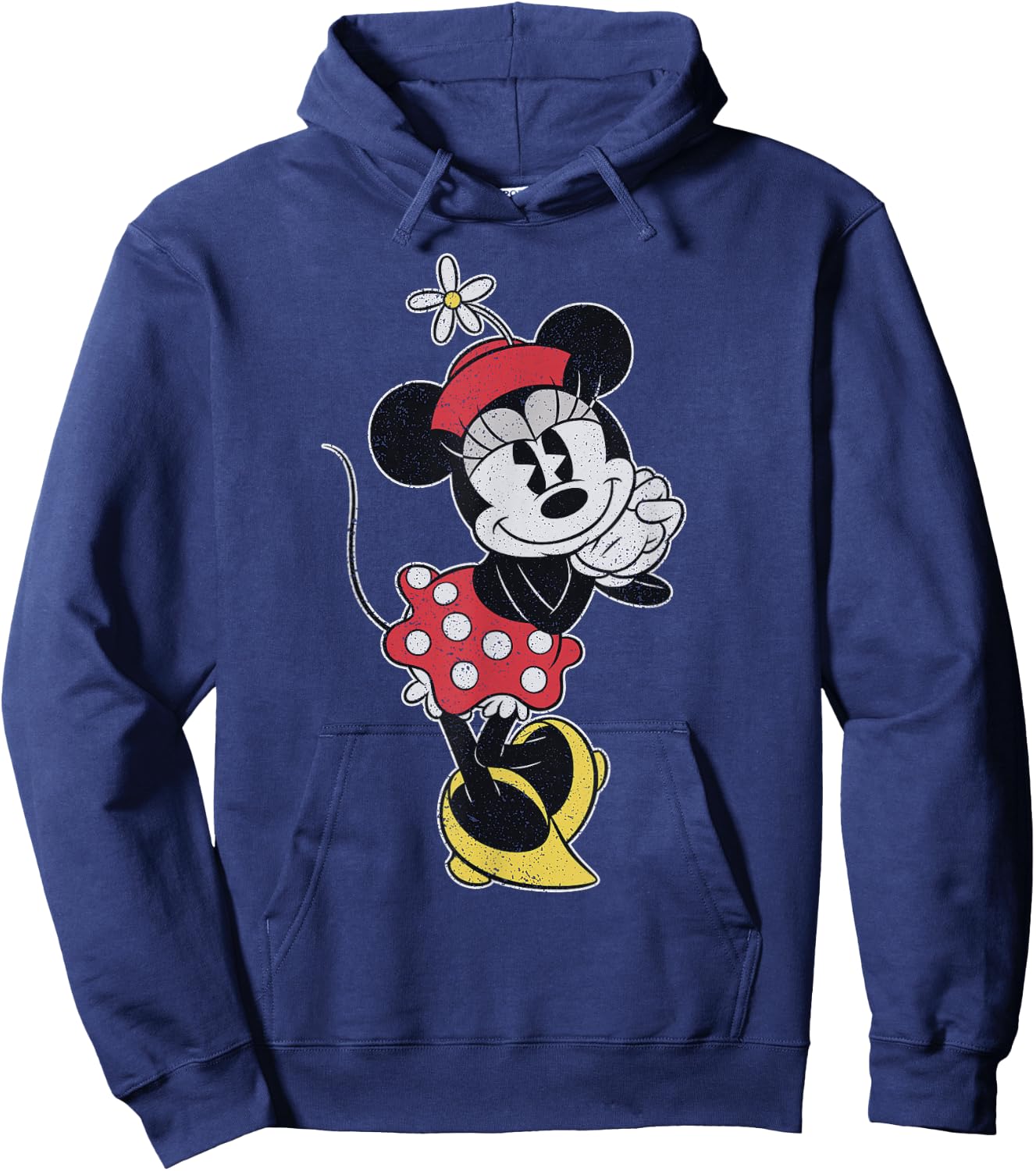 Disney Vintage Minnie Mouse Sweetheart Pose Small Hoodie - Hoodie | Navy