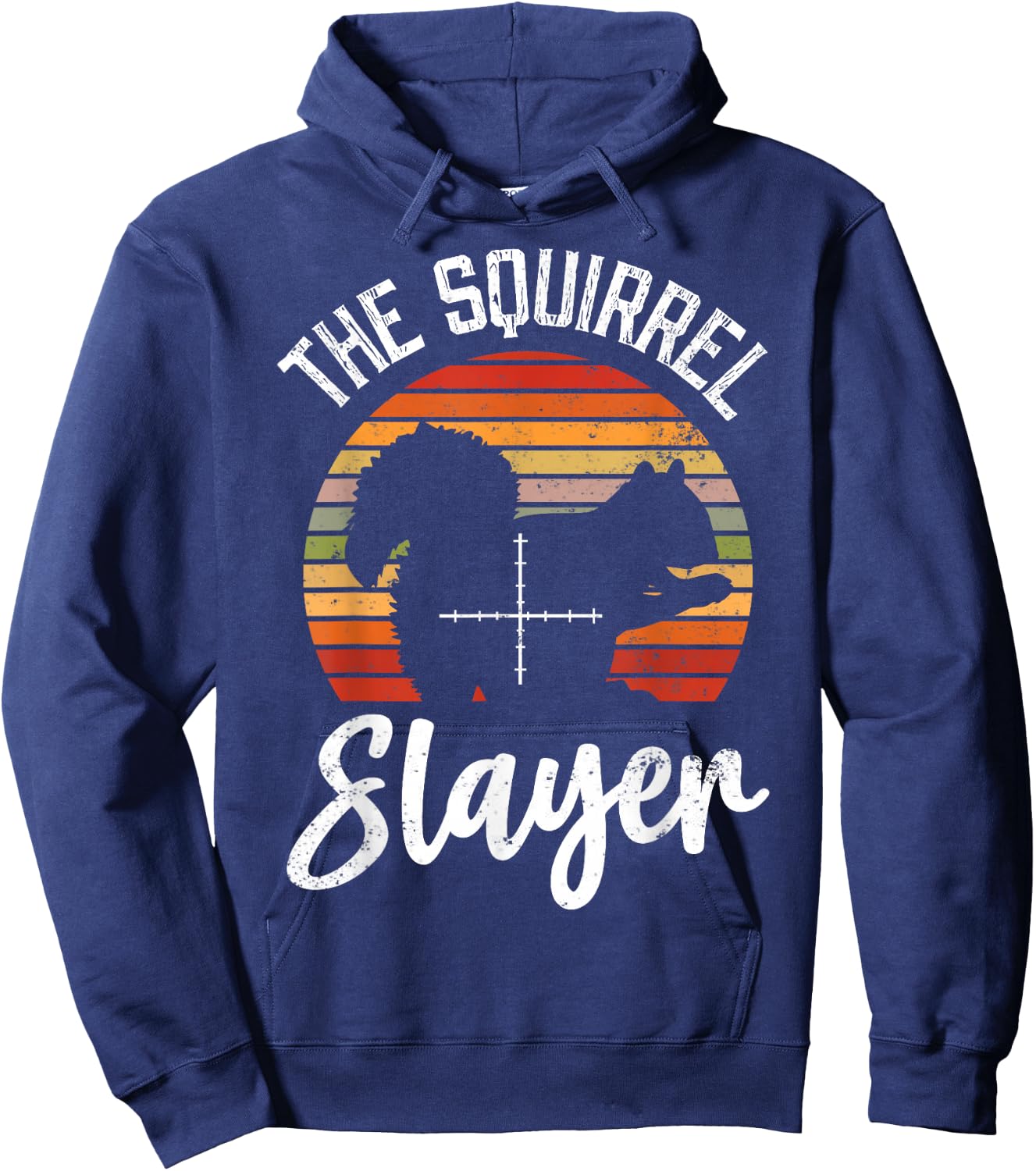 Squirrel Hunting Squirrel Slayer Hoodie - Hoodie | Navy