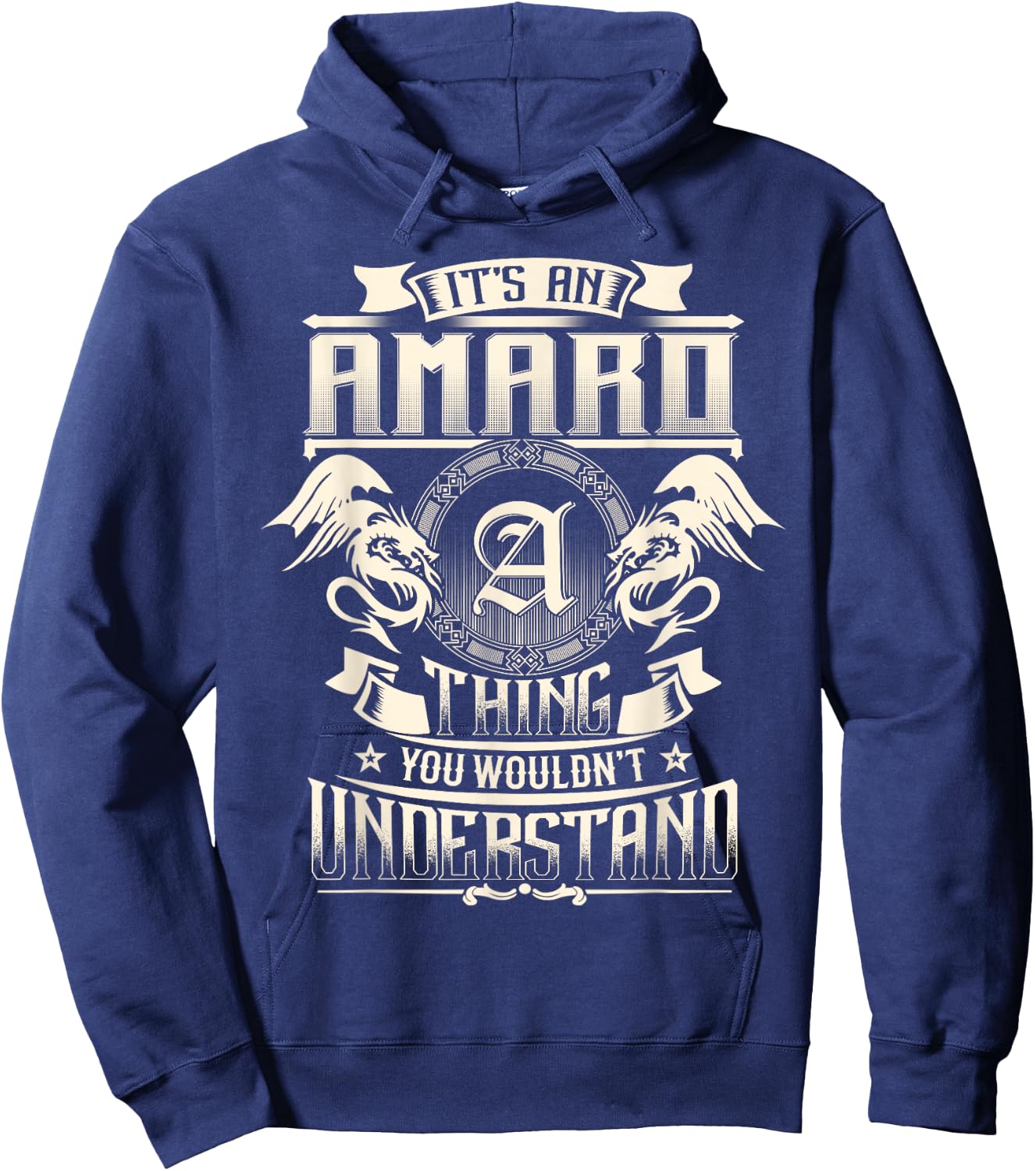 It's An AMARO Thing You Wouldn't Understand Family Name Hoodie - Hoodie | Navy