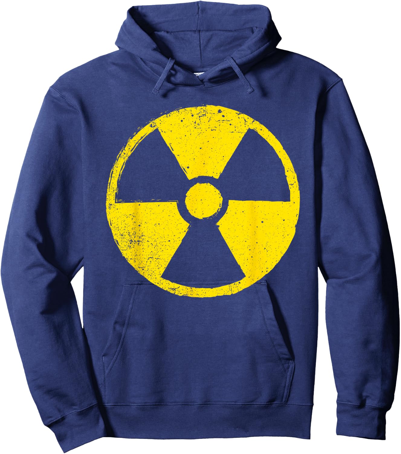Funny Radioactive Symbol Women Biohazard Nuclear Hoodie - Hoodie | Navy