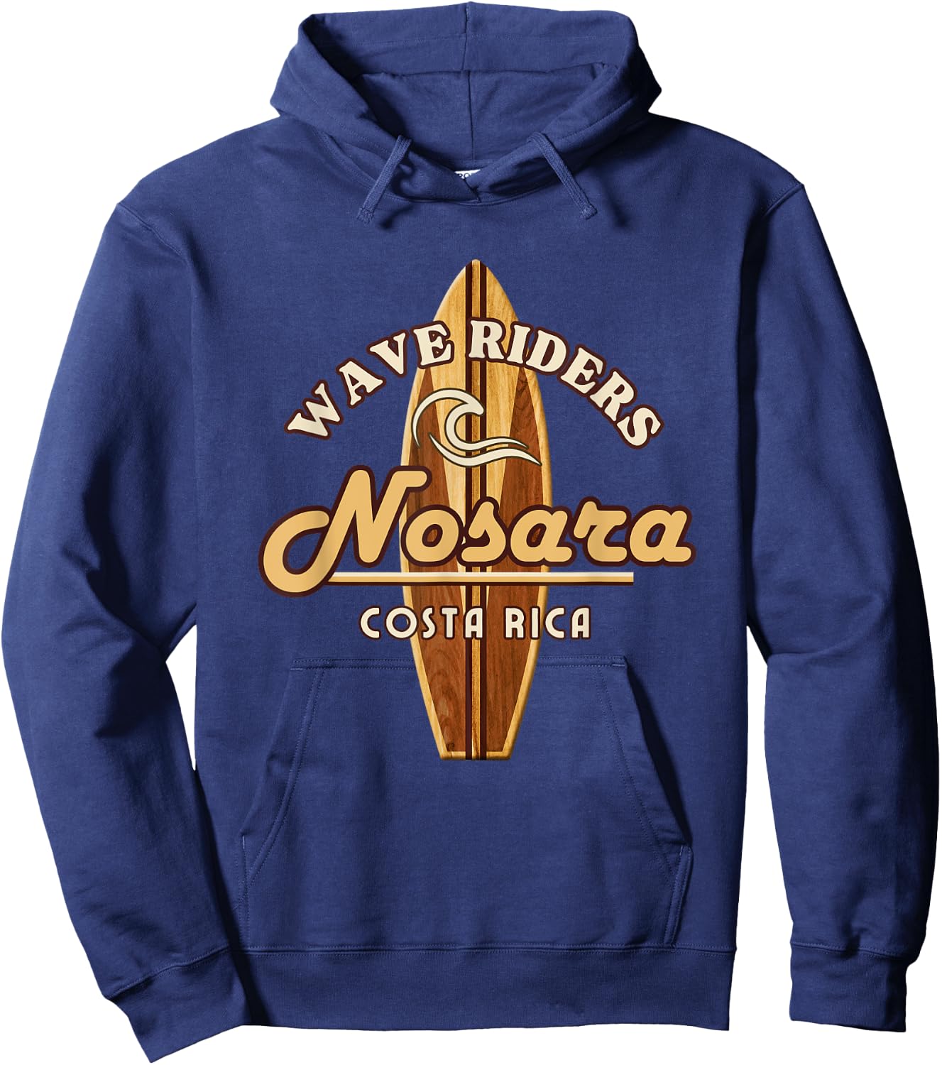 Surf Nosara Costa Rica Surfing Vacation Design Hoodie - Hoodie | Navy