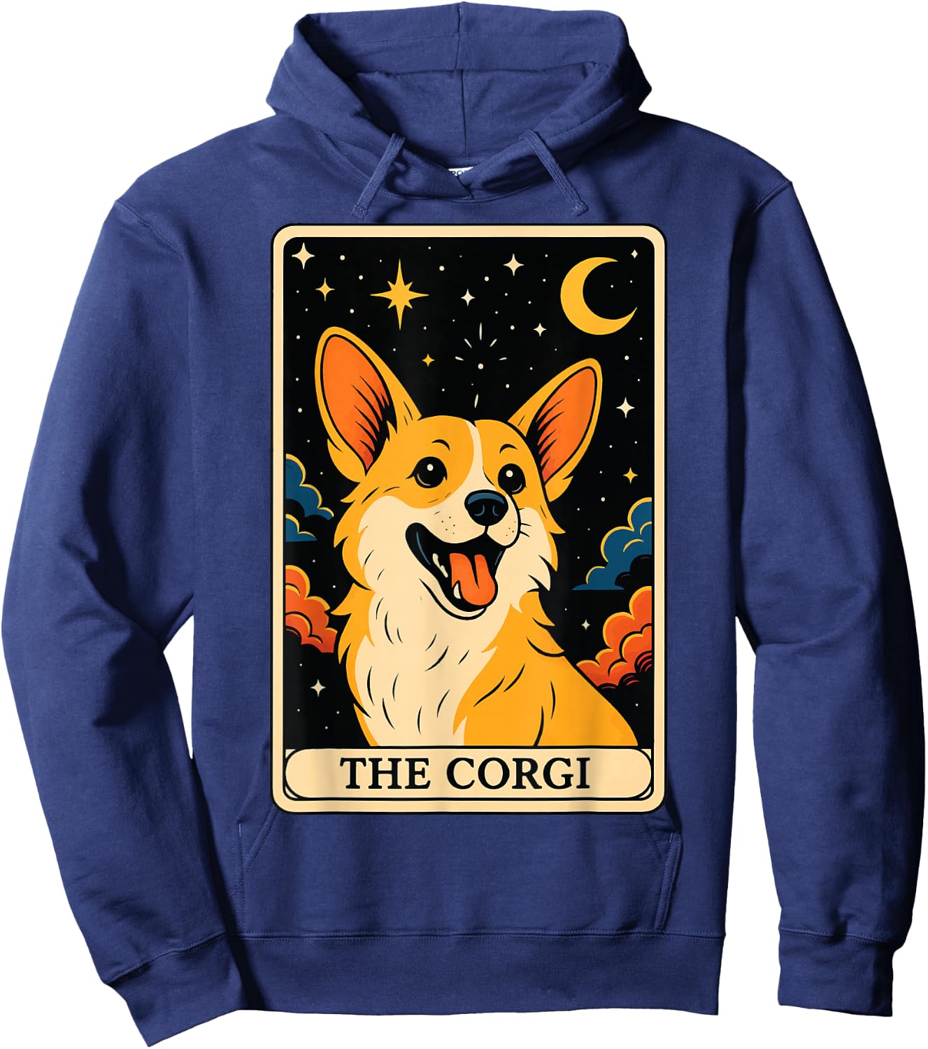 The Corgi Tarot Card Hoodie - Hoodie | Navy