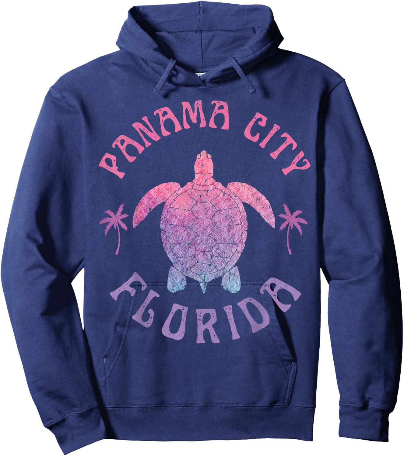 Panama City Beach Florida Sea Turtle Summer Vacation Hoodie - Hoodie | Navy