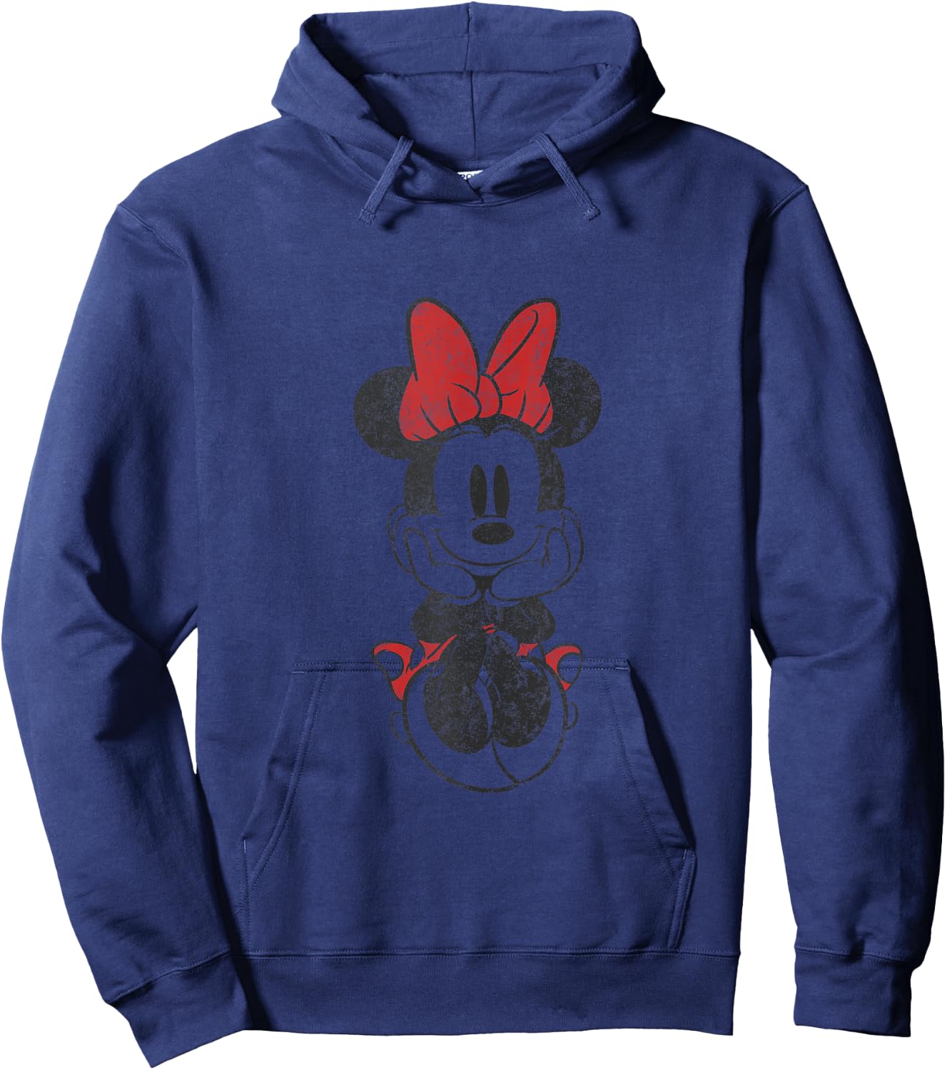 Disney Mickey and Friends Minnie Mouse Vintage Sitting Hoodie - Hoodie | Navy