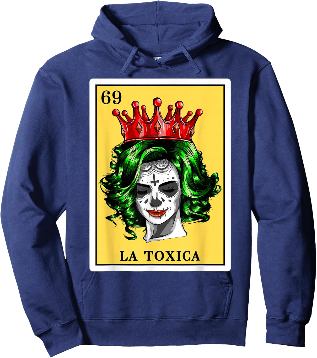 Spanish-Mexican Bingo Toxica Gifts - La Toxica Hoodie - Hoodie | Navy