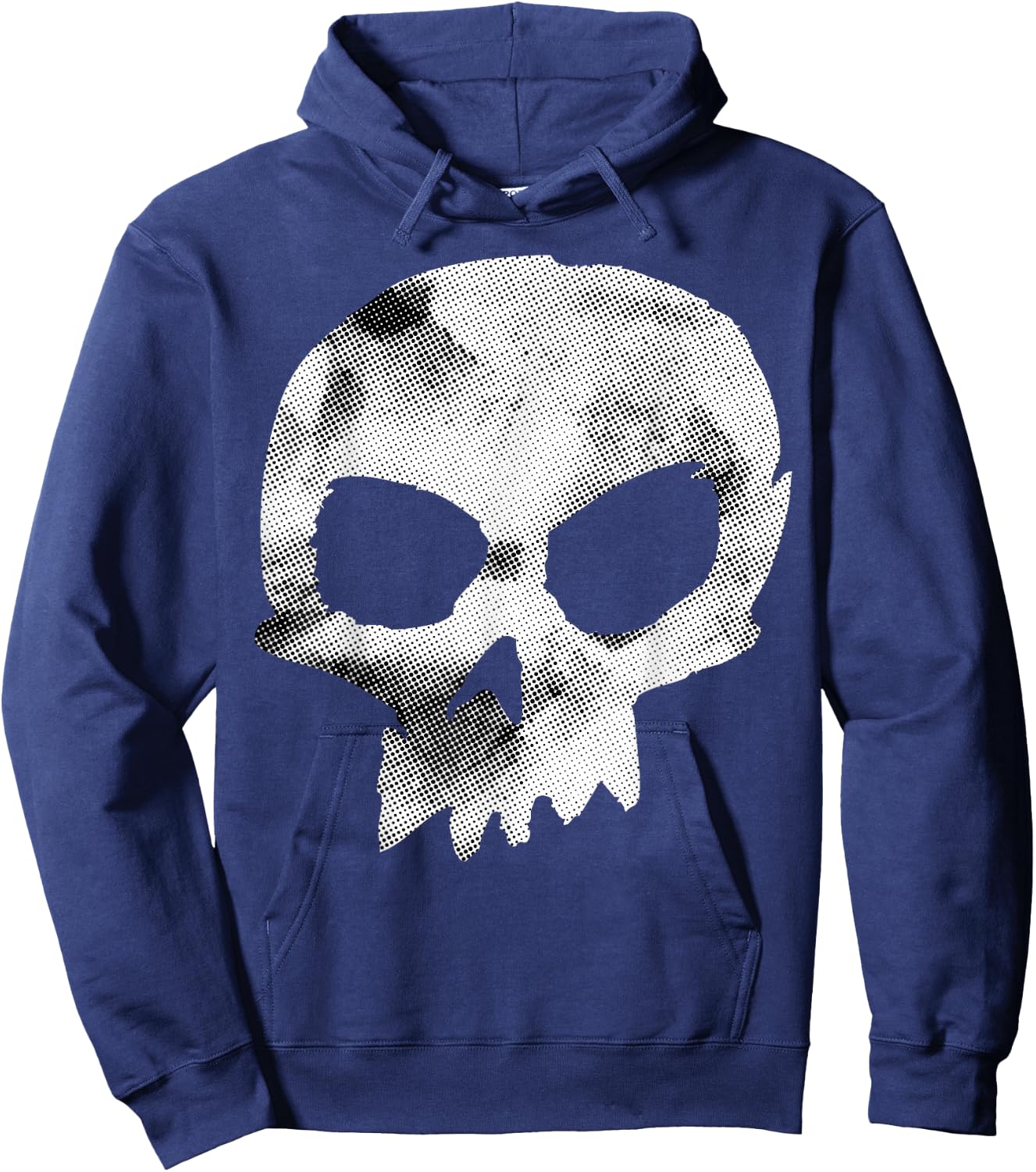 Disney Pixar Toy Story Sid Skull Classic Big Chest Emblem Hoodie - Hoodie | Navy