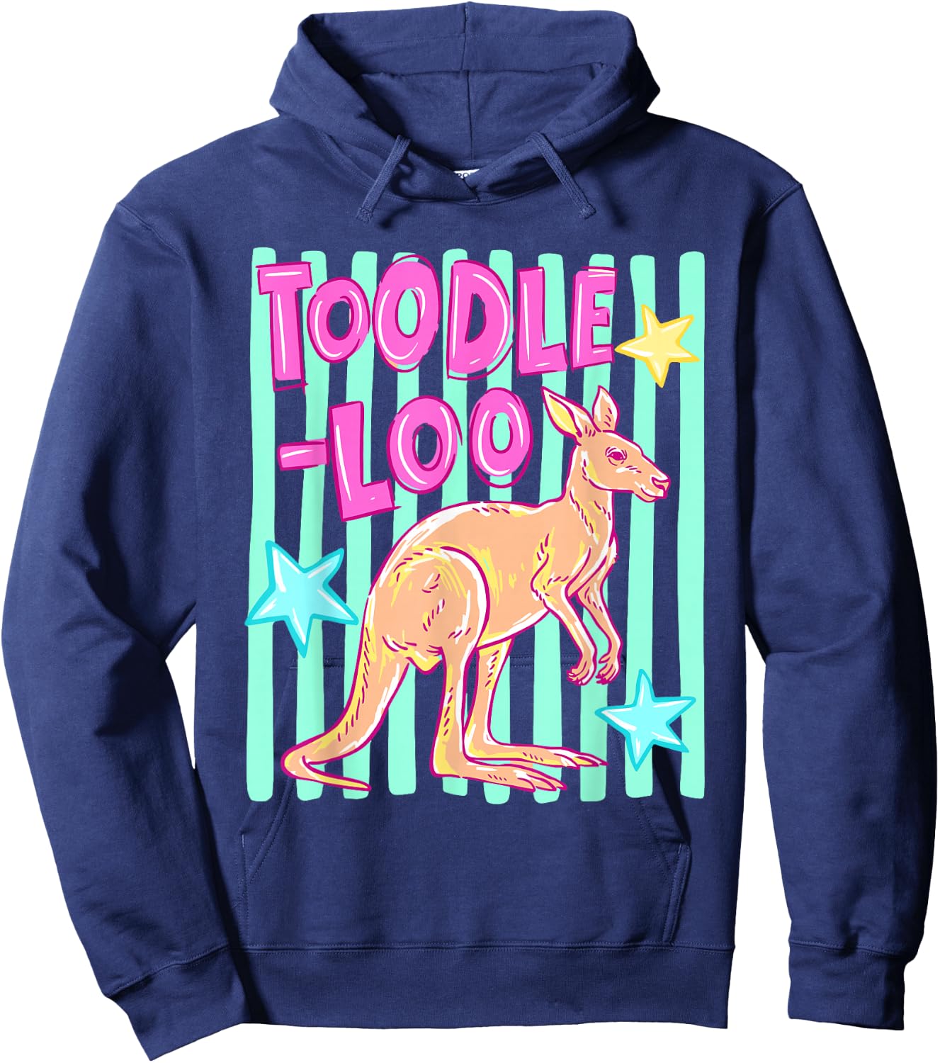 Toodle-Loo Kangaroo Teacher Last Day of School End of Year Hoodie - Hoodie | Navy