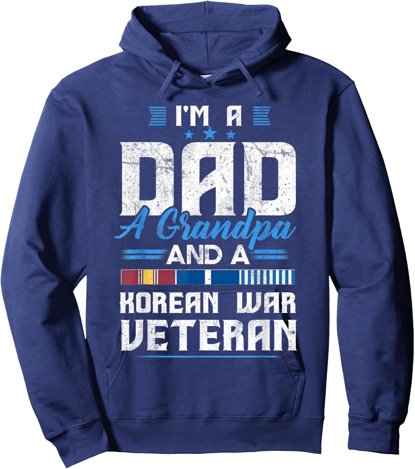 Korean War Veteran Grandparent Korean Vet for Dad or Grandpa Hoodie - Hoodie | Navy