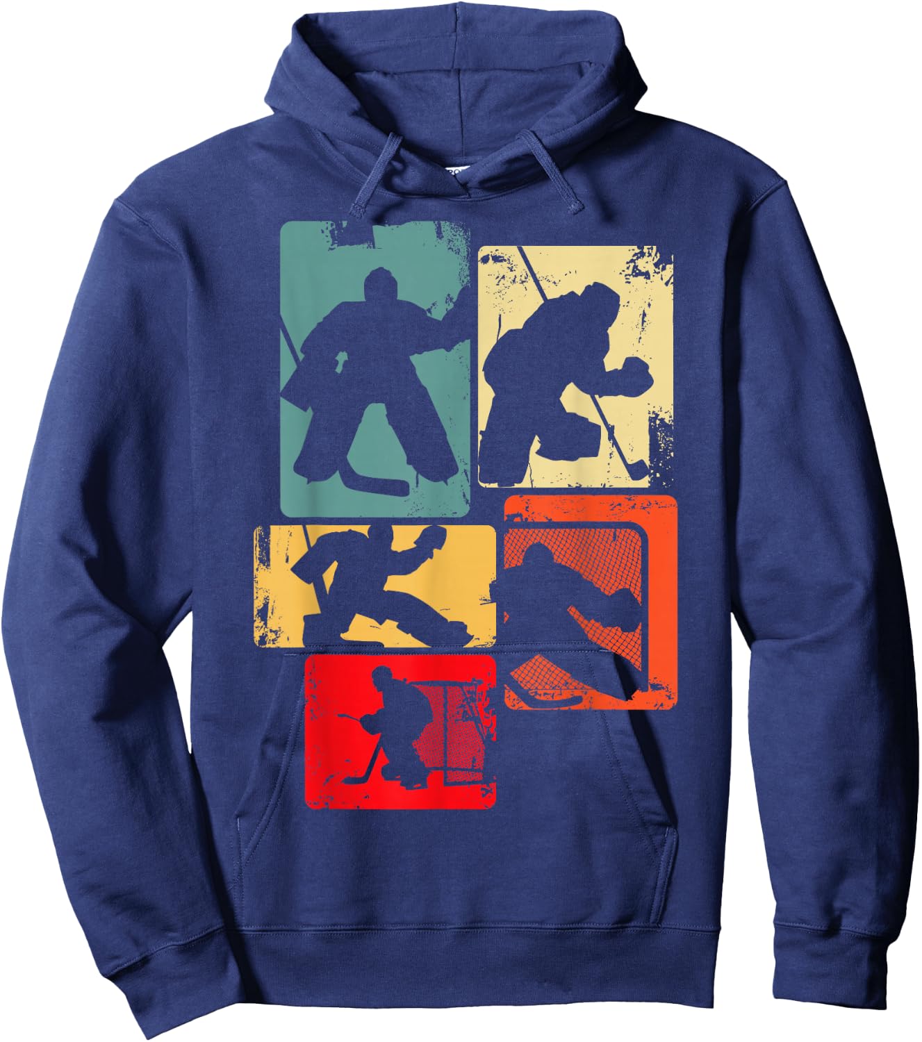 Eishockey Torwart Jungen Männer Kinder Hoodie - Hoodie | Navy