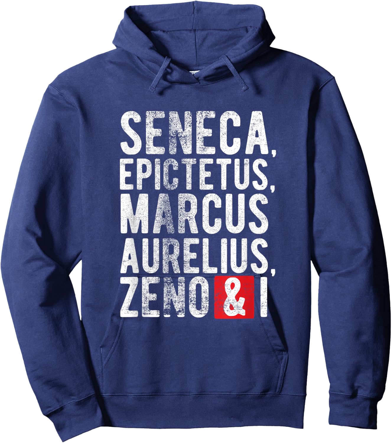 Funny Stoic Gift Stoic Philosophers Stoicism Hoodie - Hoodie | Navy