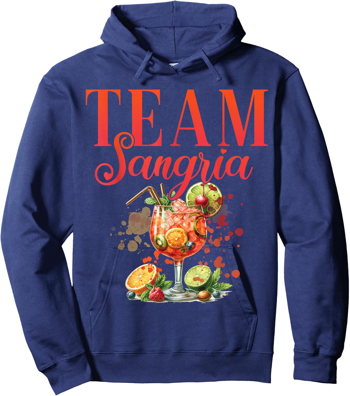 Sangria Cocktail Bartender Hen Party Hoodie - Hoodie | Navy